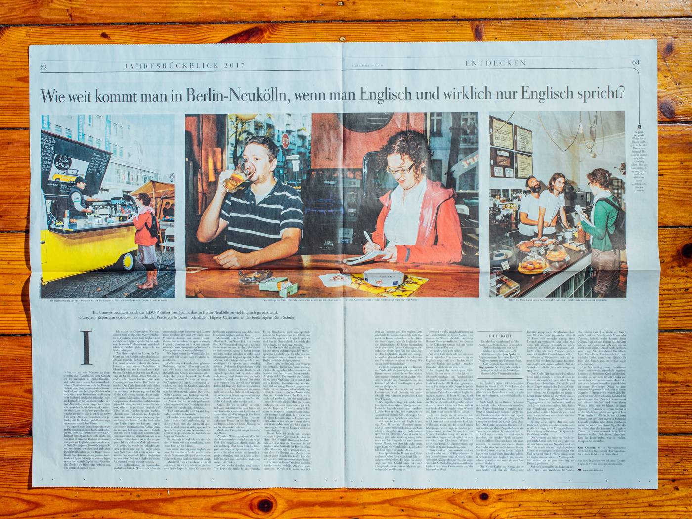 DIE ZEIT / Mit Englisch durch Neuk&ouml;lln / 04. Dezember 2017