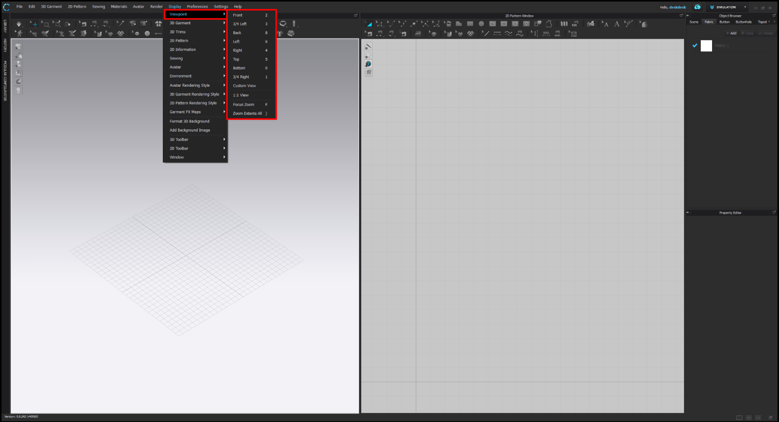 8/10 Hot keys for 3D camera view display. Right mouse hold=rotate. Center scroll hold=pan