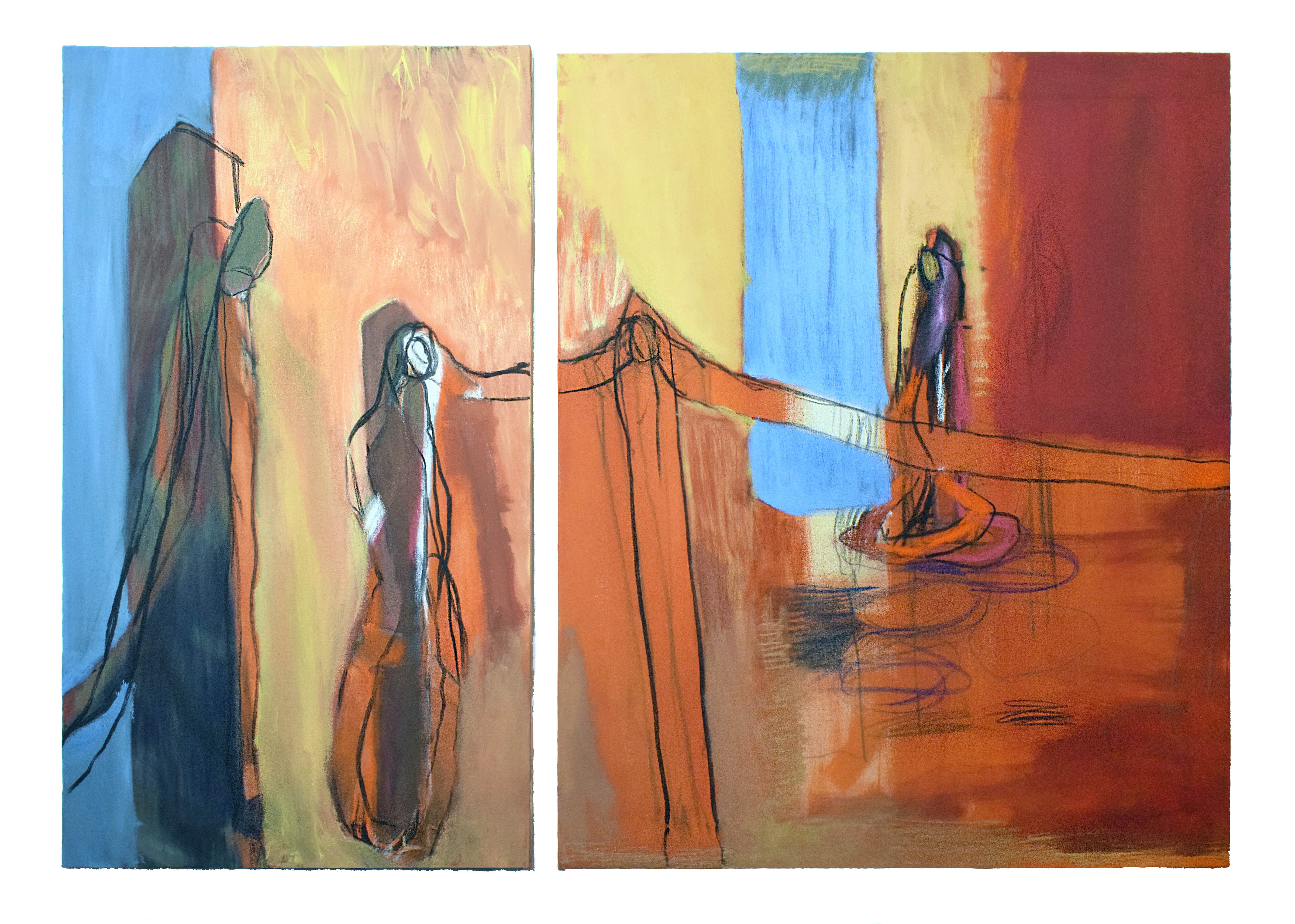 The roman forum, 104 x 152 cm, 2022