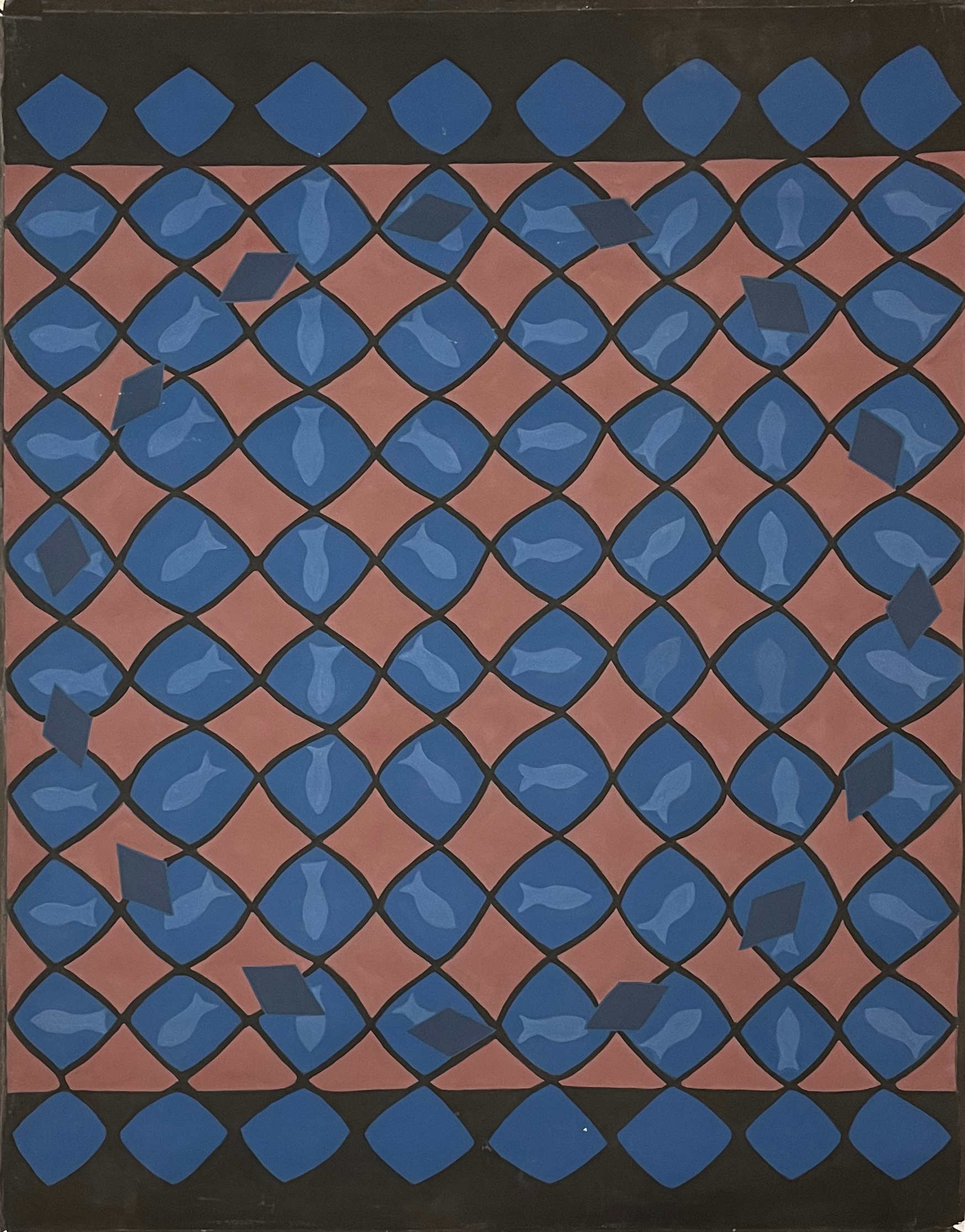 Sin título, 1990. Acrílico sobre tela, 137 x 103 cm.