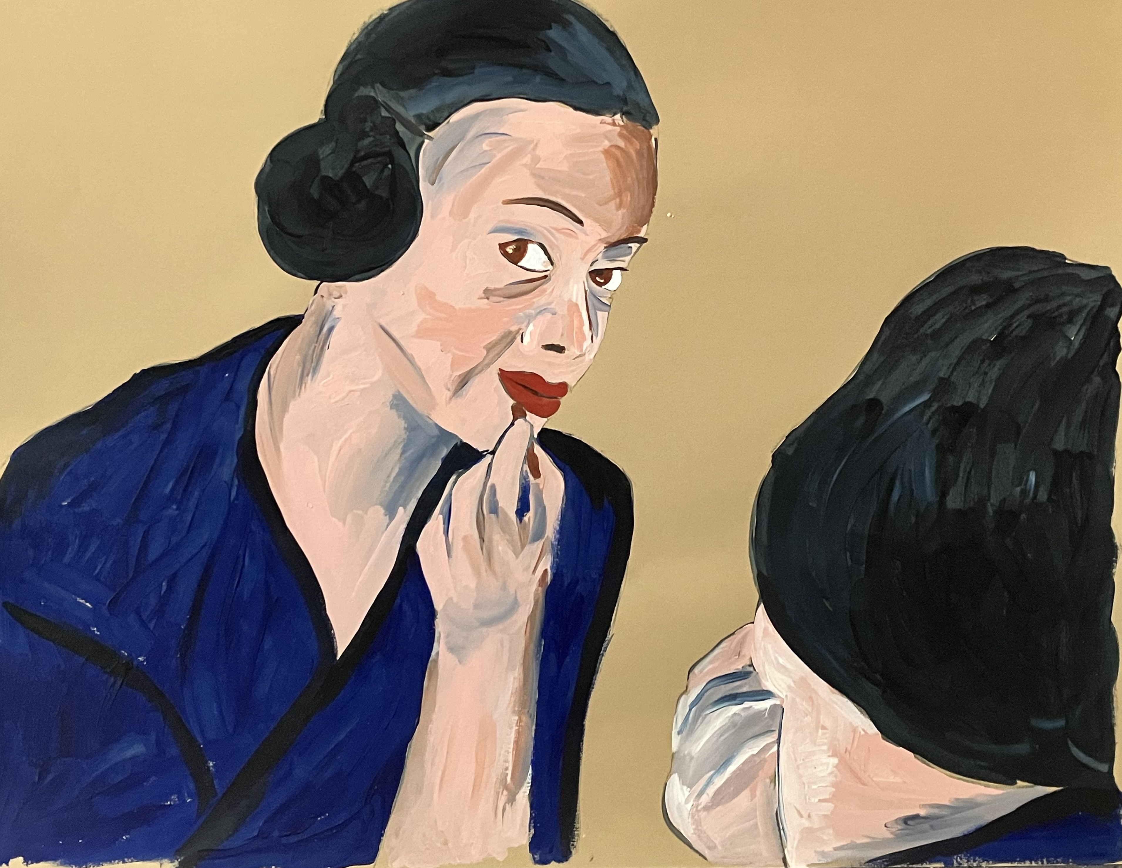 Painting from 1983. Acrylic on Board 30X42"