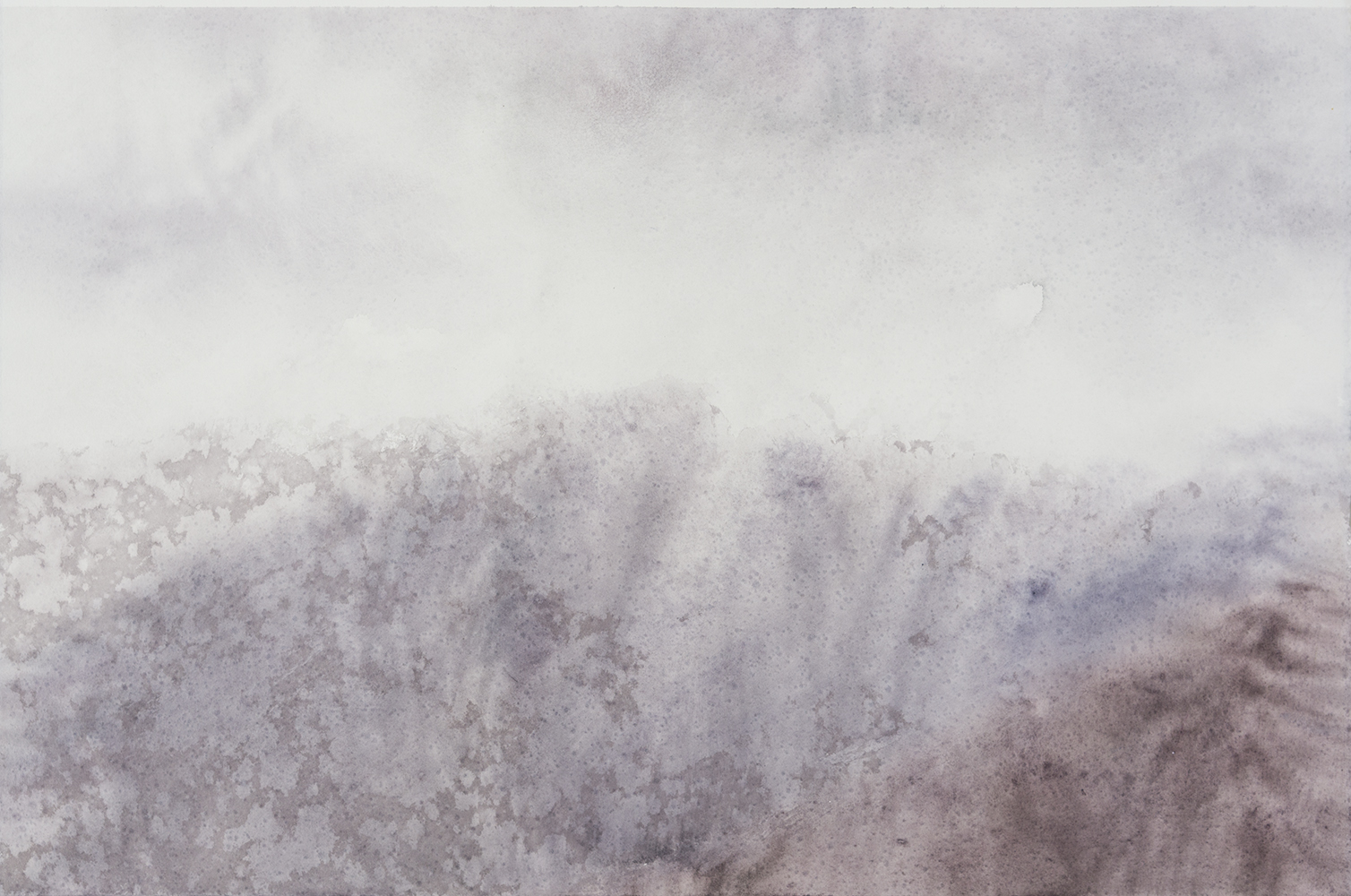 Pluie, brume, couchant (II)aquarelle sur papier38 x 56 cm, 2024