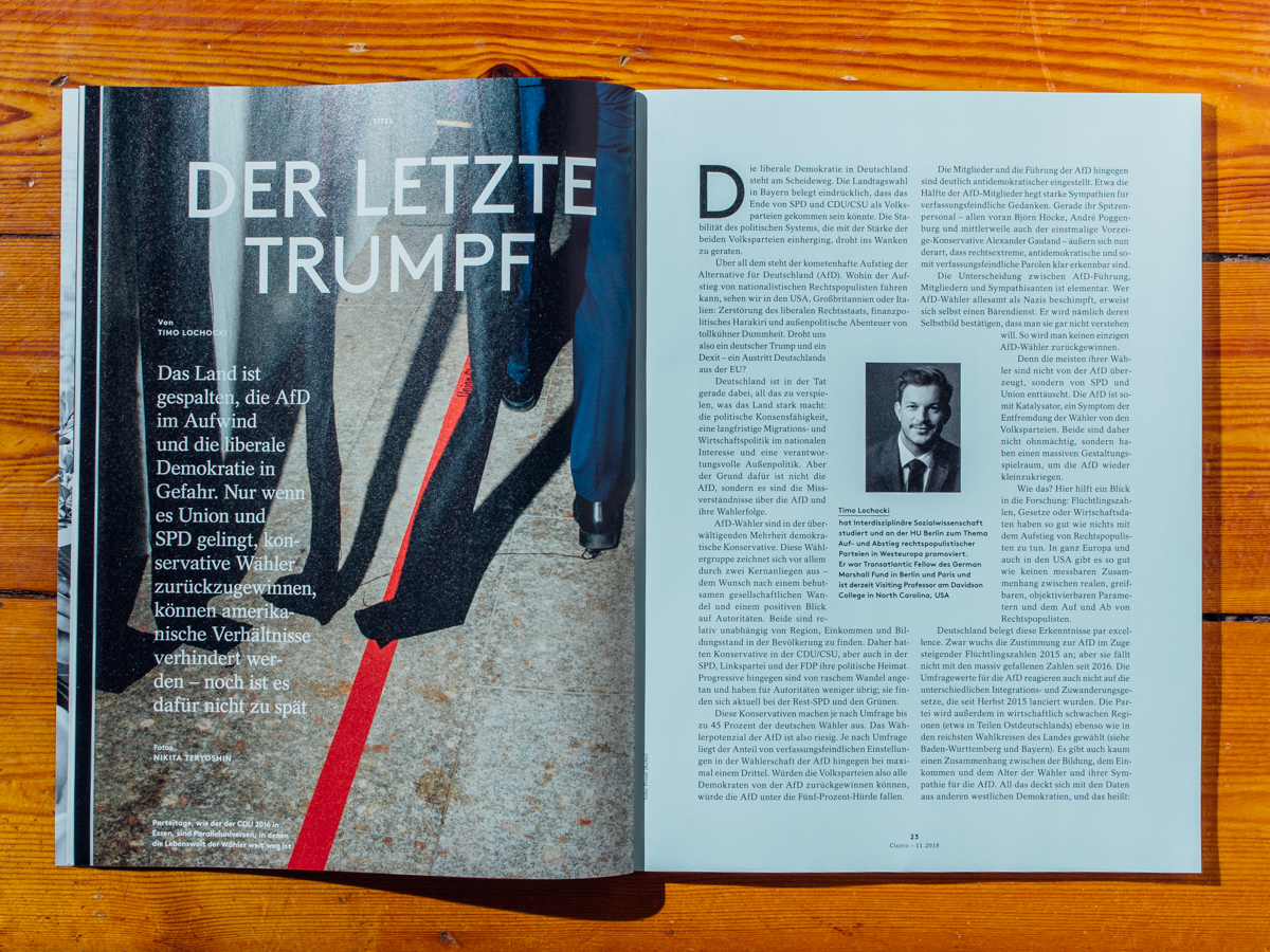 Cicero / Game of Chairs Serie / Oktober 2018