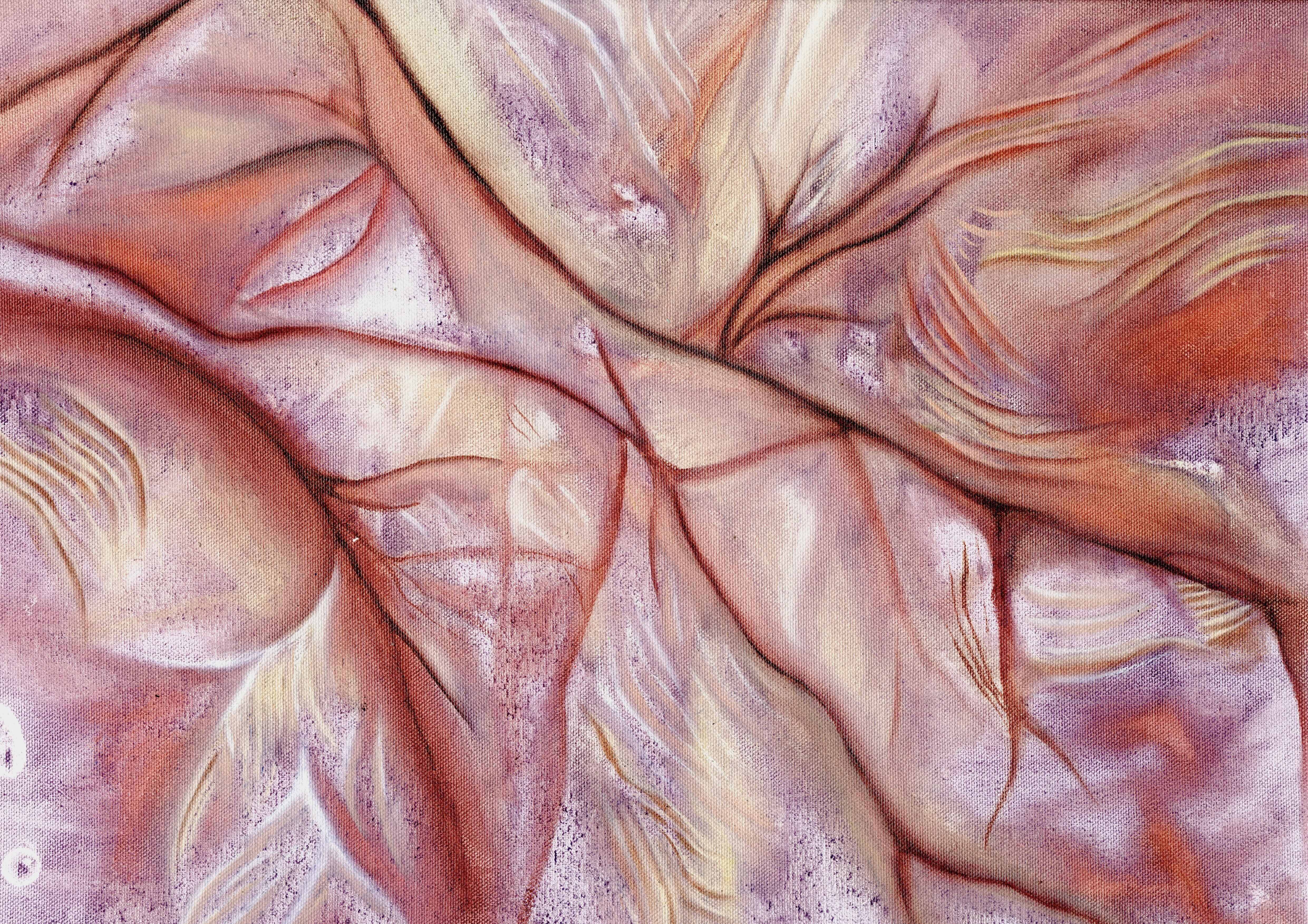 Diseased Palm, oil on canvas board, 42 x 29.7cm, 2018