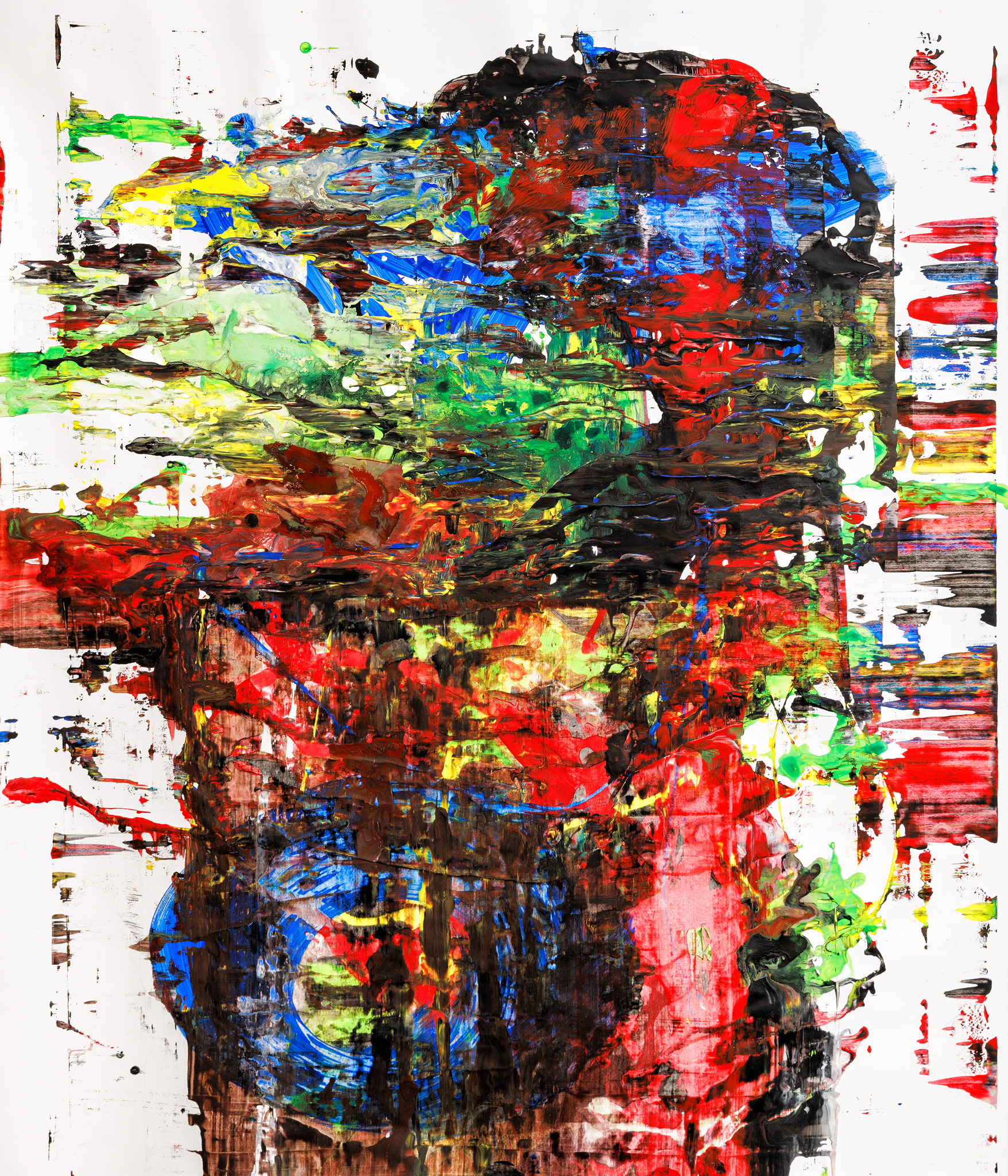 The RavenAcryl auf Papier150 x 130 cm