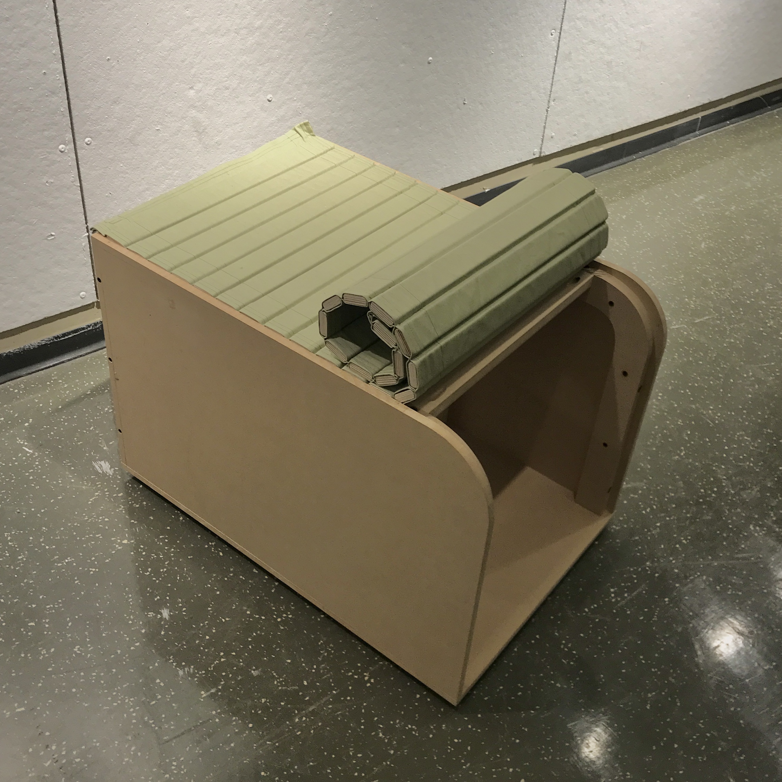 cat litter box that doubles as a small table/seat