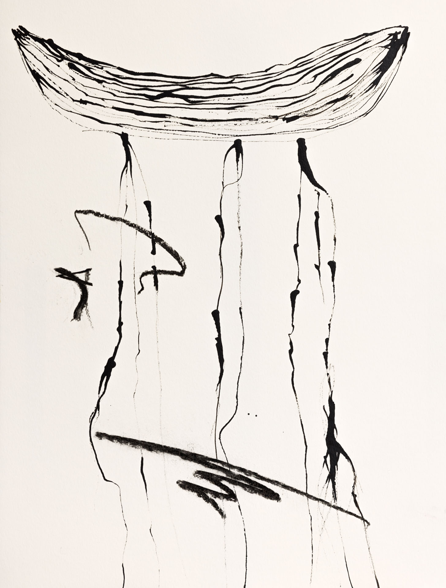 o. T.Acryl auf PapierDIN A2