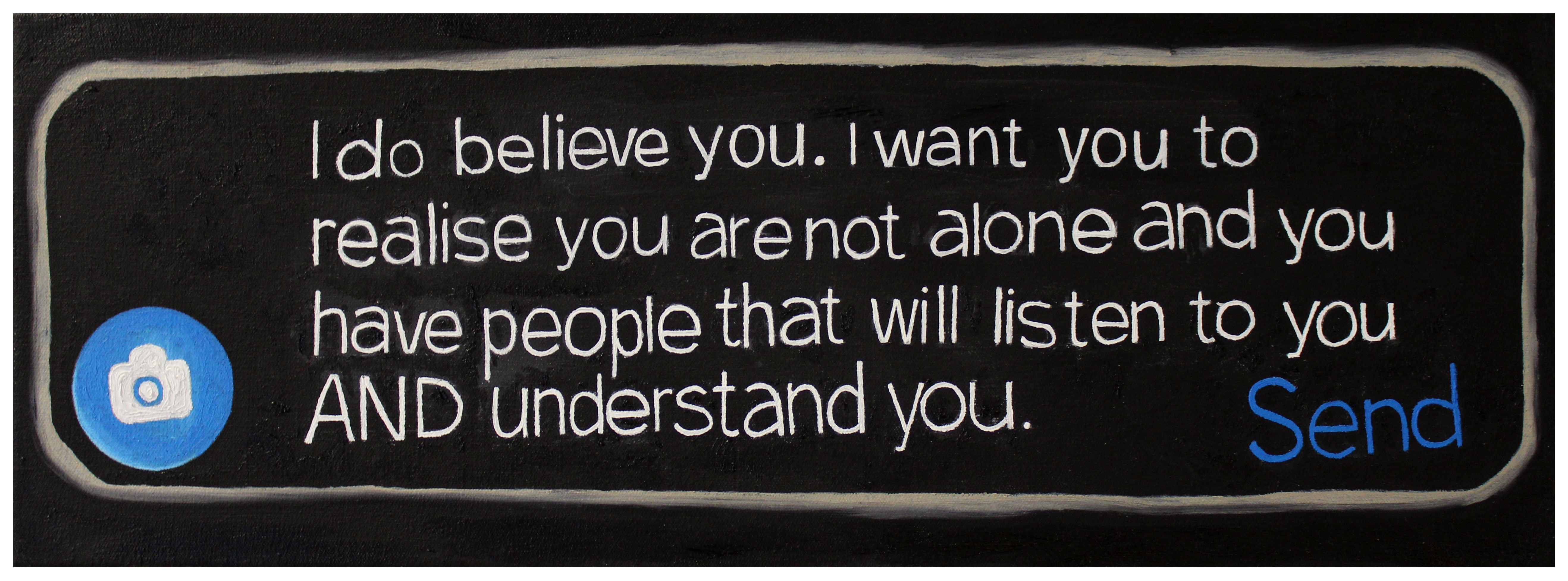 I do believe you.