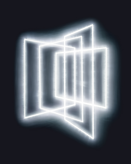 Them (Eigengrau) #72024Light drawing negative, archival pigment print, 40 x 32 inches