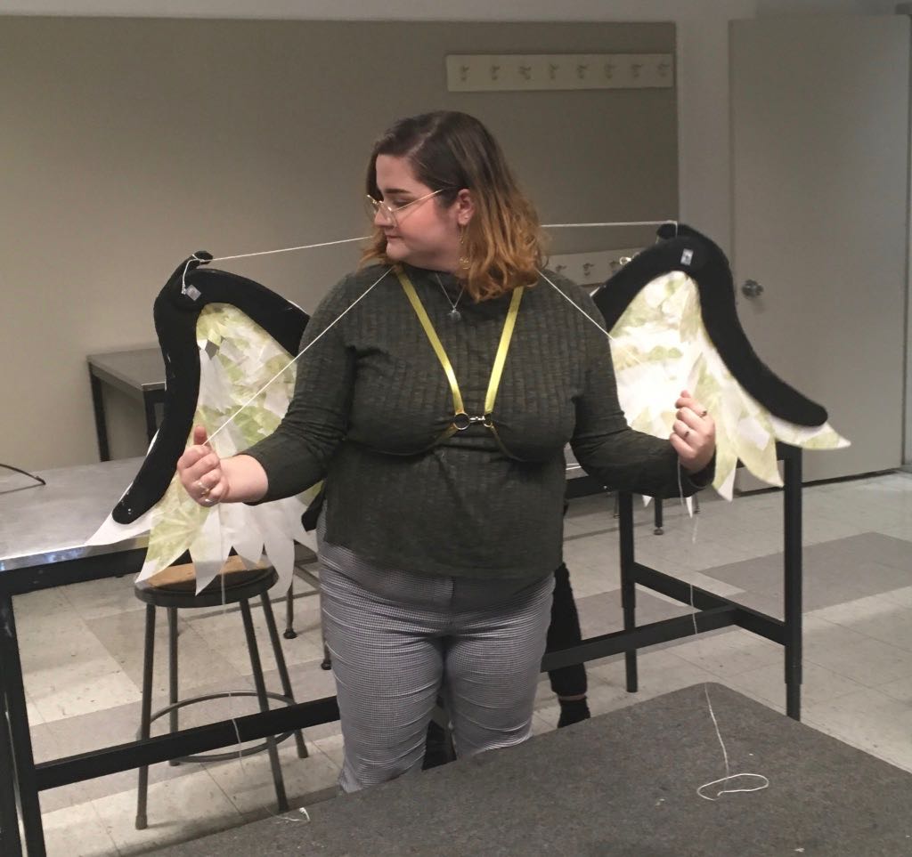 Collapsible Body Extension, Space/ Materiality, Parsons School of Design, Fall 2019