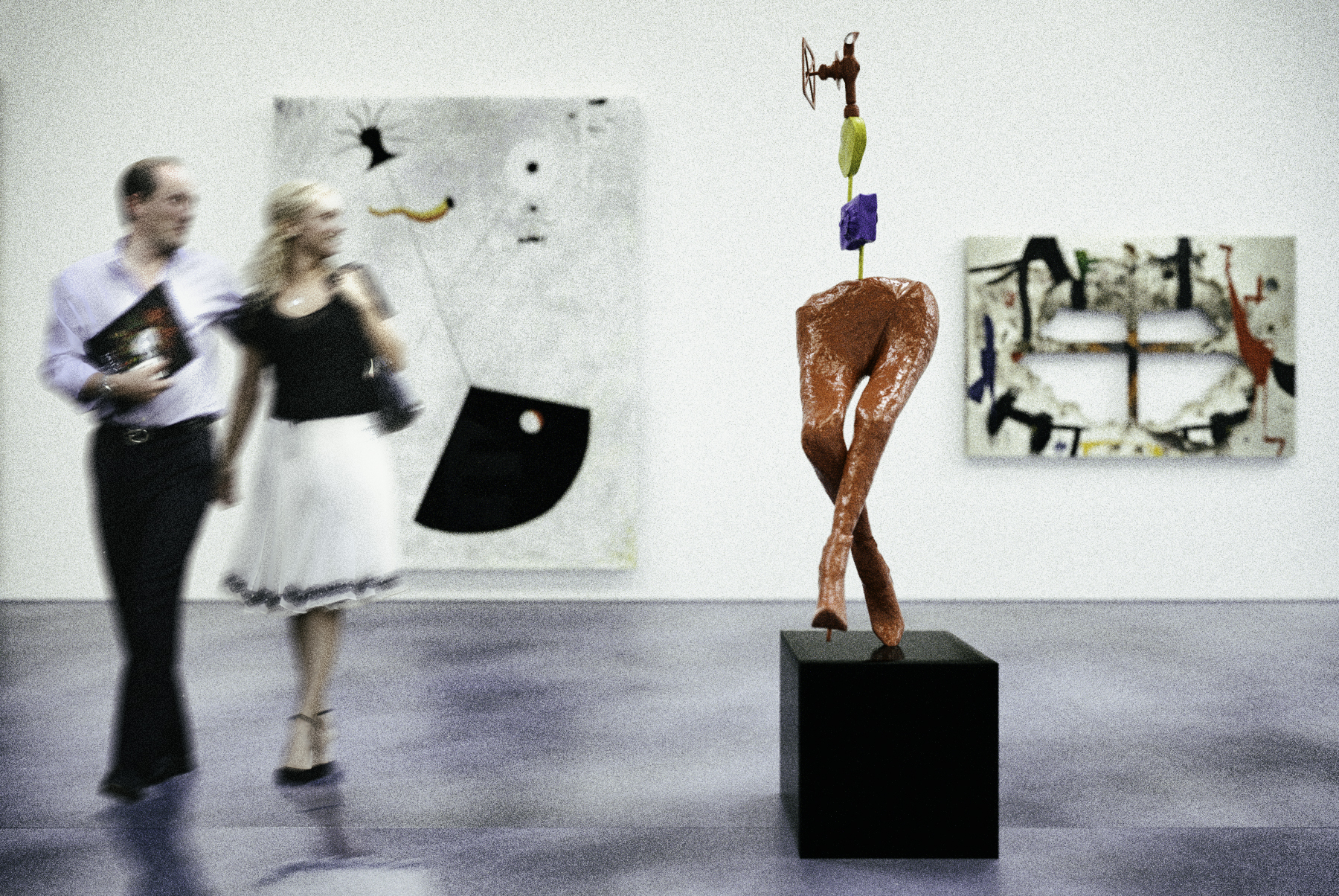 Interior Visualization of an Miro like Art Sculpture.