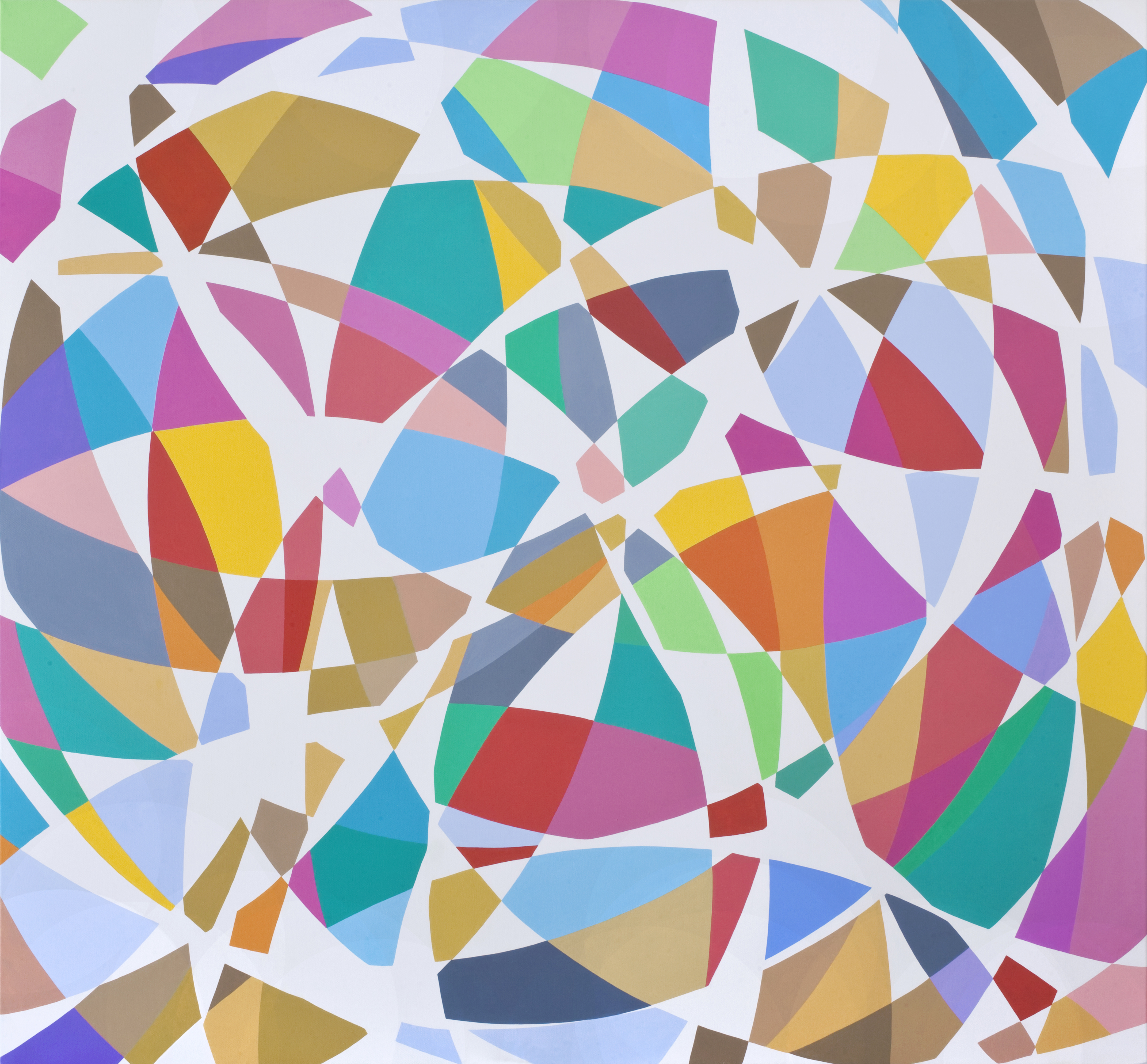 Sin título, 2009. Acrílico sobre tela, 152 x 165 cm.