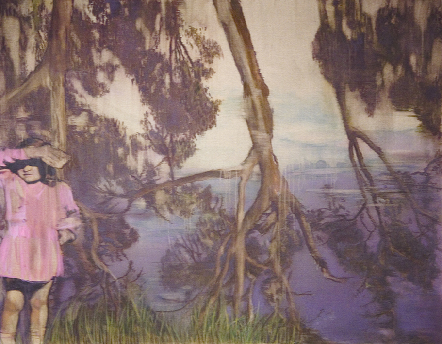 2010 — „Das Gute liegt so nah“ — 140x180 — Öl auf Naturleinen/Oil on Canvas