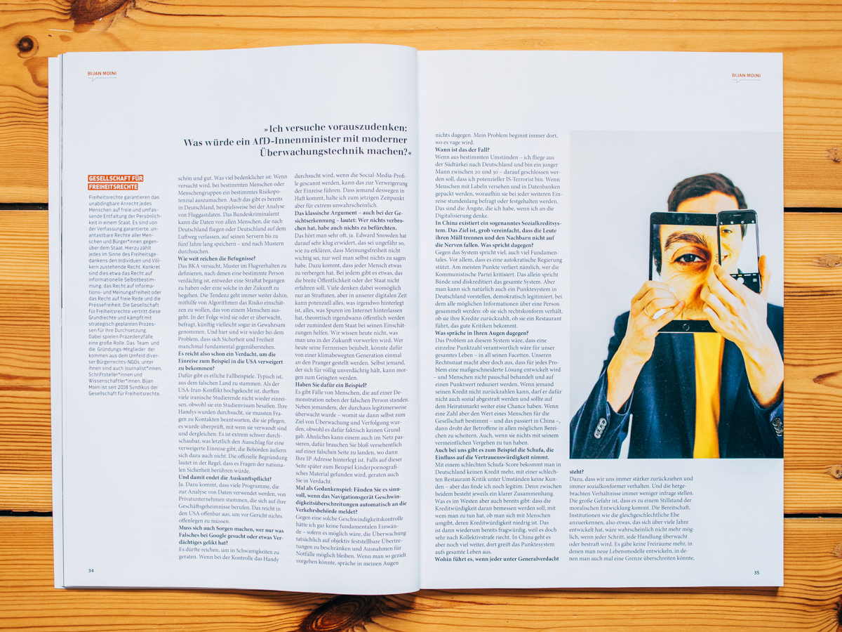 Galore Interviews / Bijan Moini Portrait / May 2020