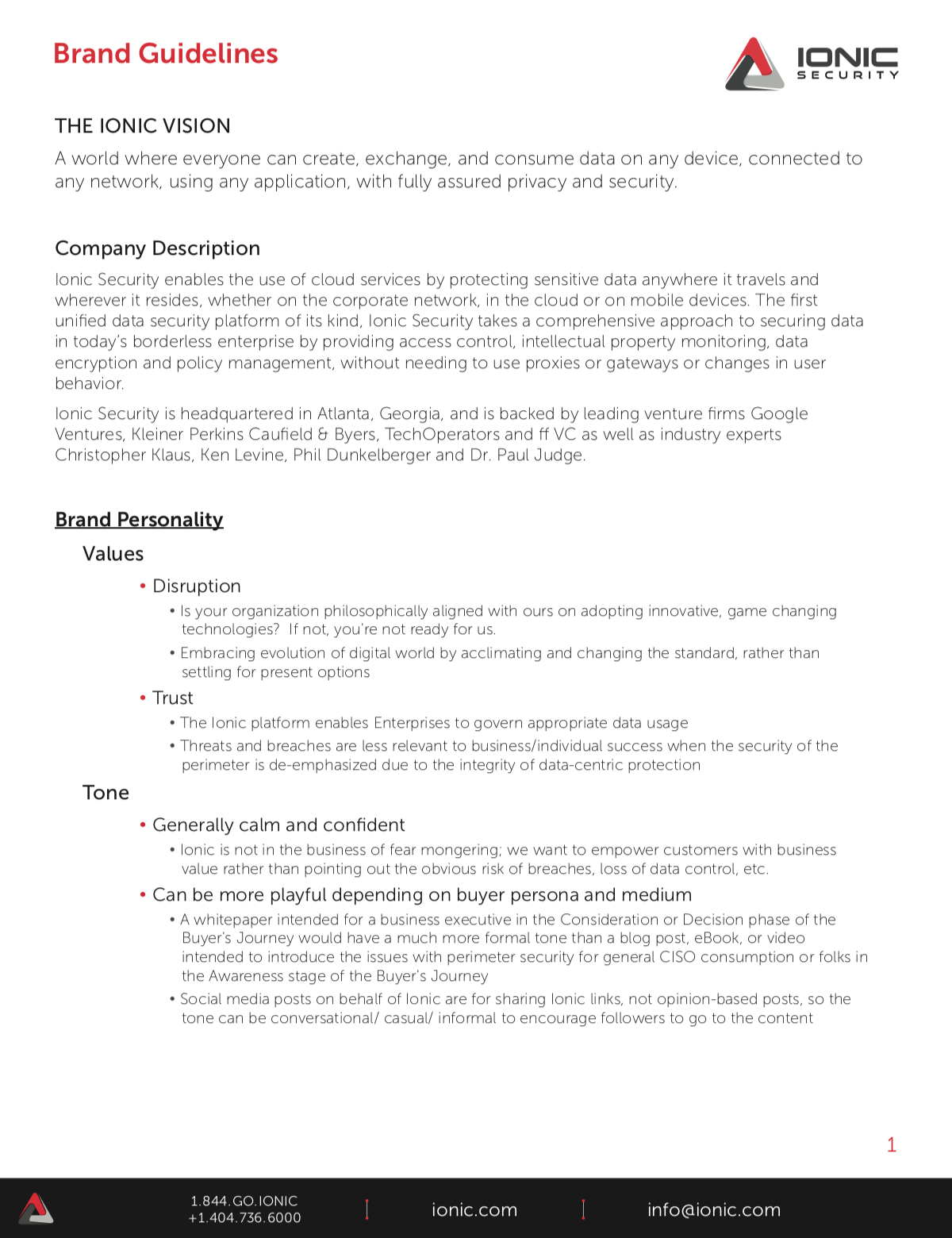 2015 Internal BRAND DEVELOPMENT