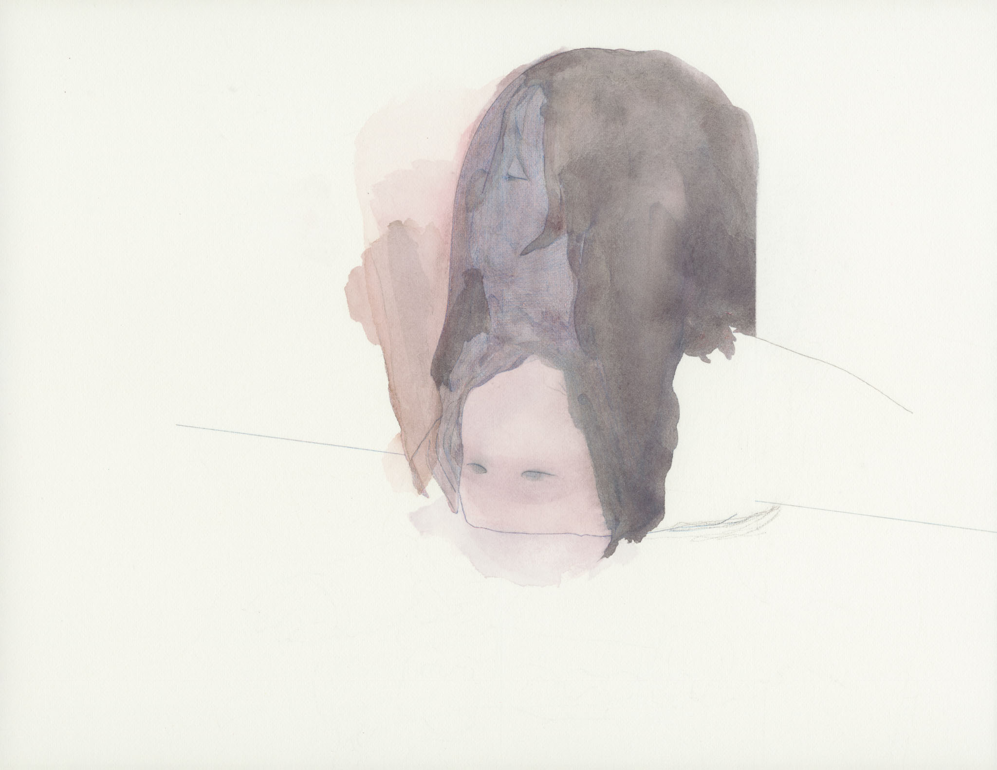 Ripple 8.5x11 colored pencil, graphite and watercolor on paper 2012