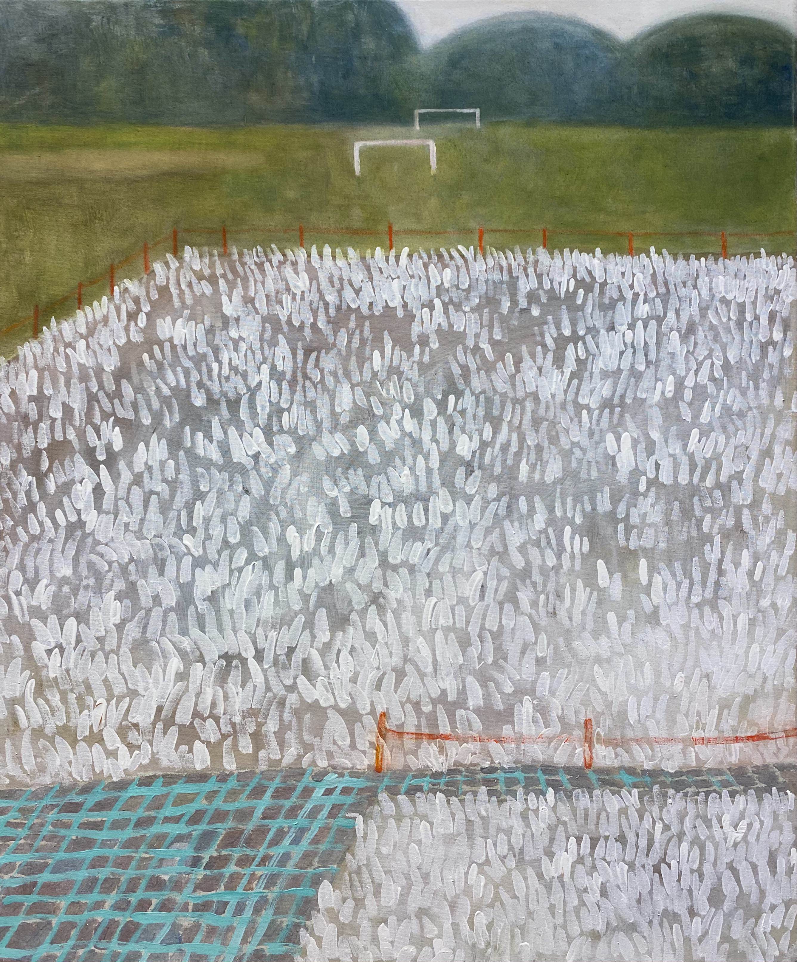 Backyard, Acrylic on canvas, 53cmx 64cm, 2021