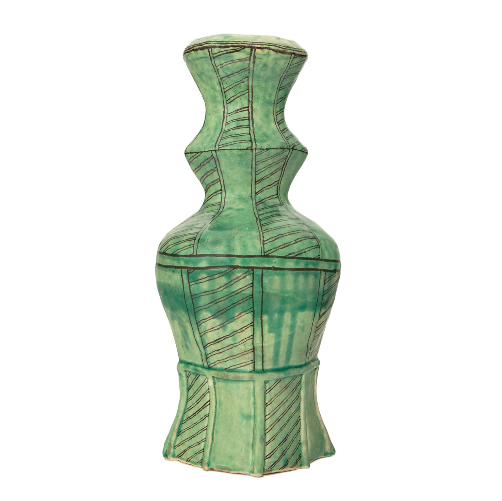 Green Vase, 11.6.2010Glazed ceramic stonewareHeight 51cm