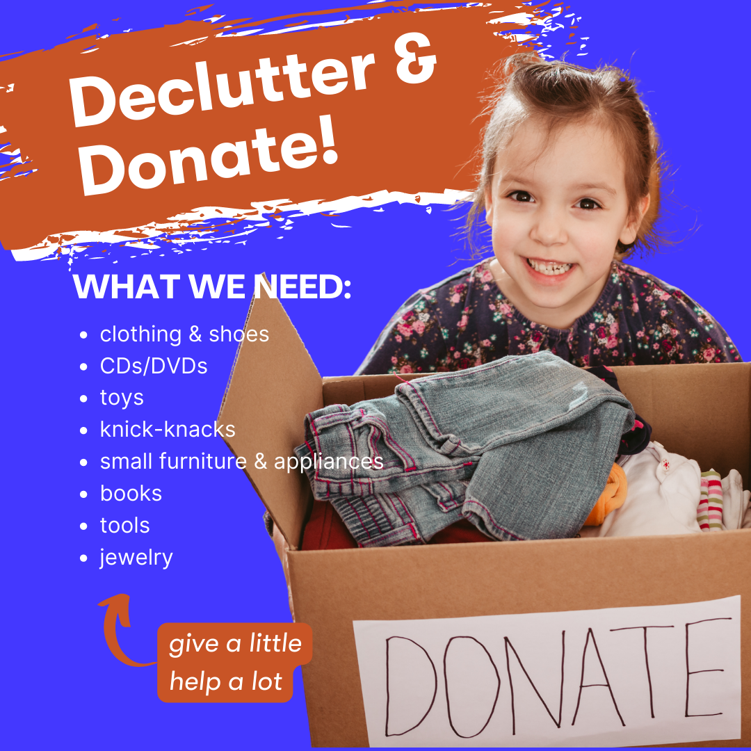 Donate to our community yard sale