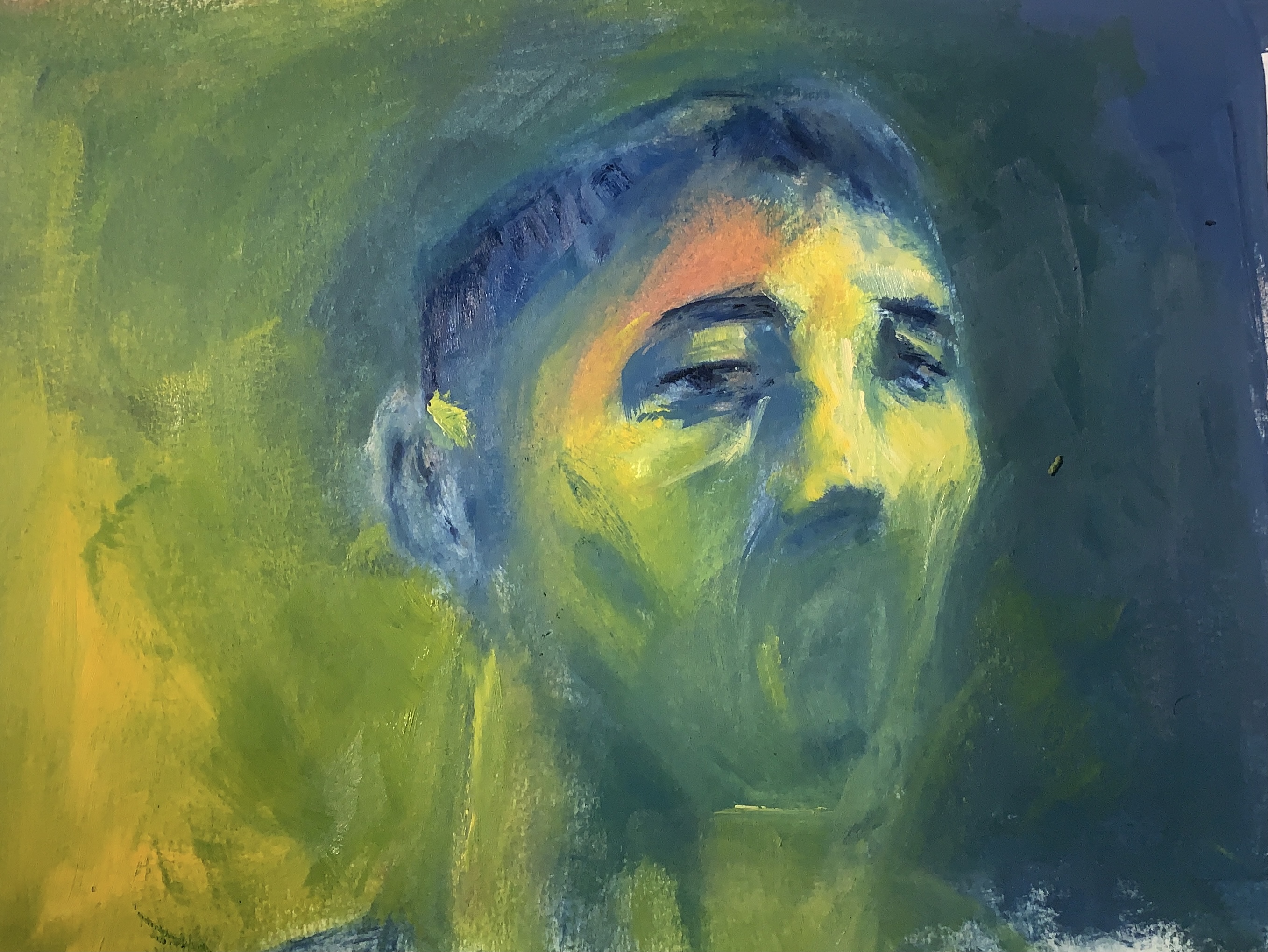 Sem Título | 30cm x 23cm | Rafael Avancini | 2020 | óleo sobre papel