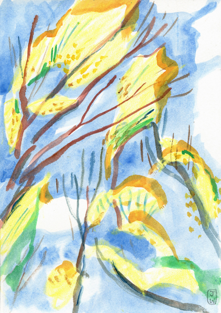 Pontiac Spur Trail #15May 2021 7 x 10" watercolor, pencil