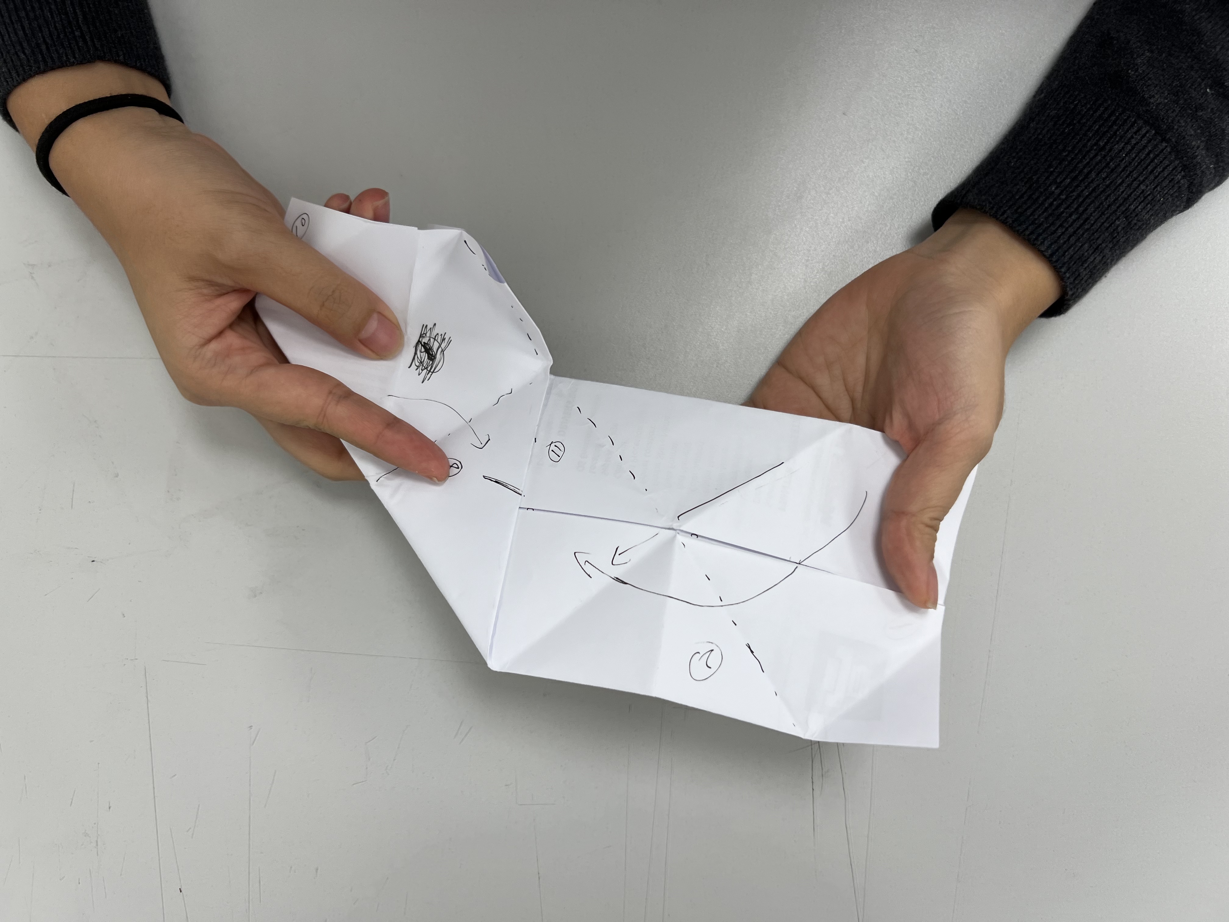 Testing the Paji origami. Video credit: Xiyuan (Cyrus) Han