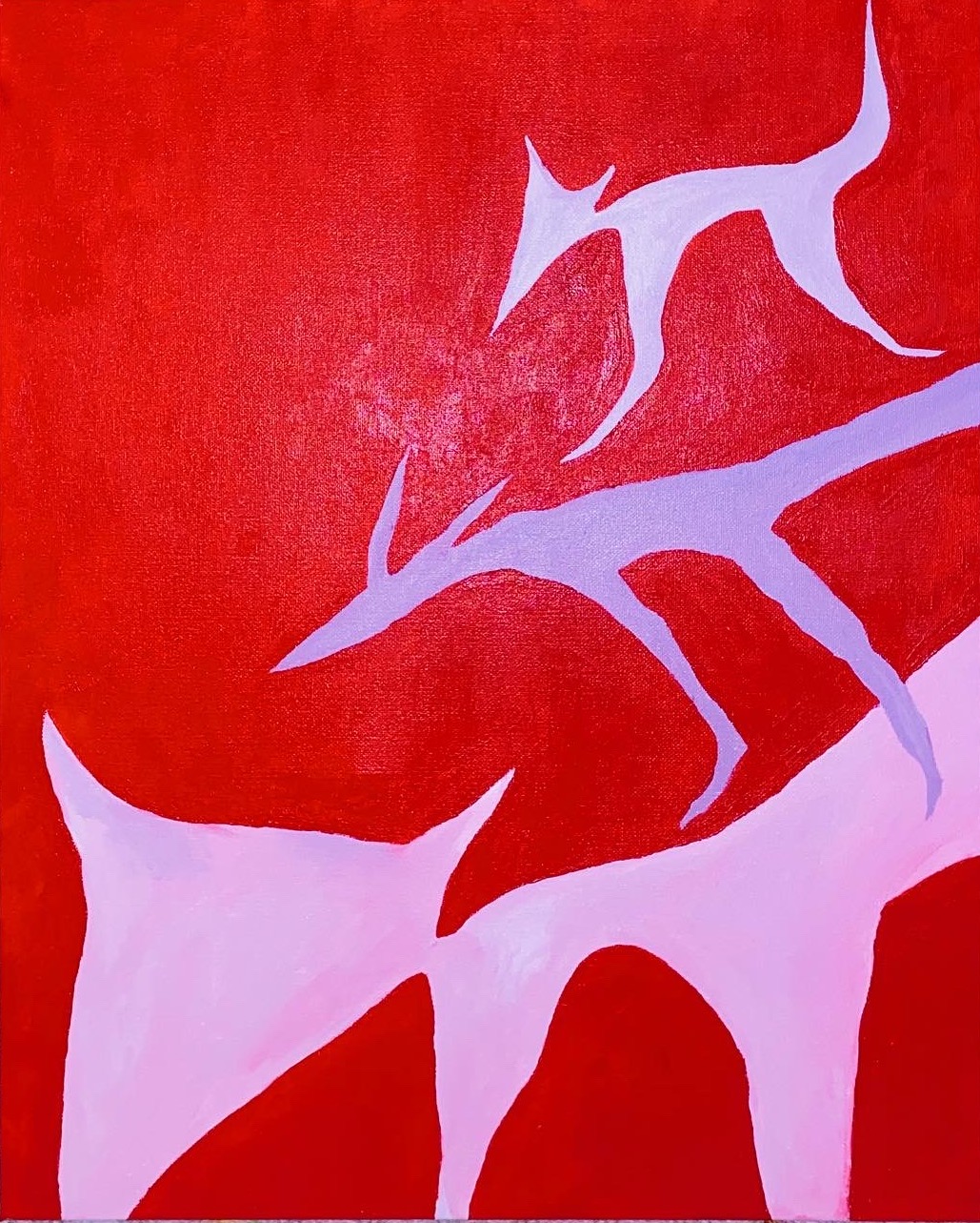 Rhythm devils, 2020, acrylic on canvas, 16x20"