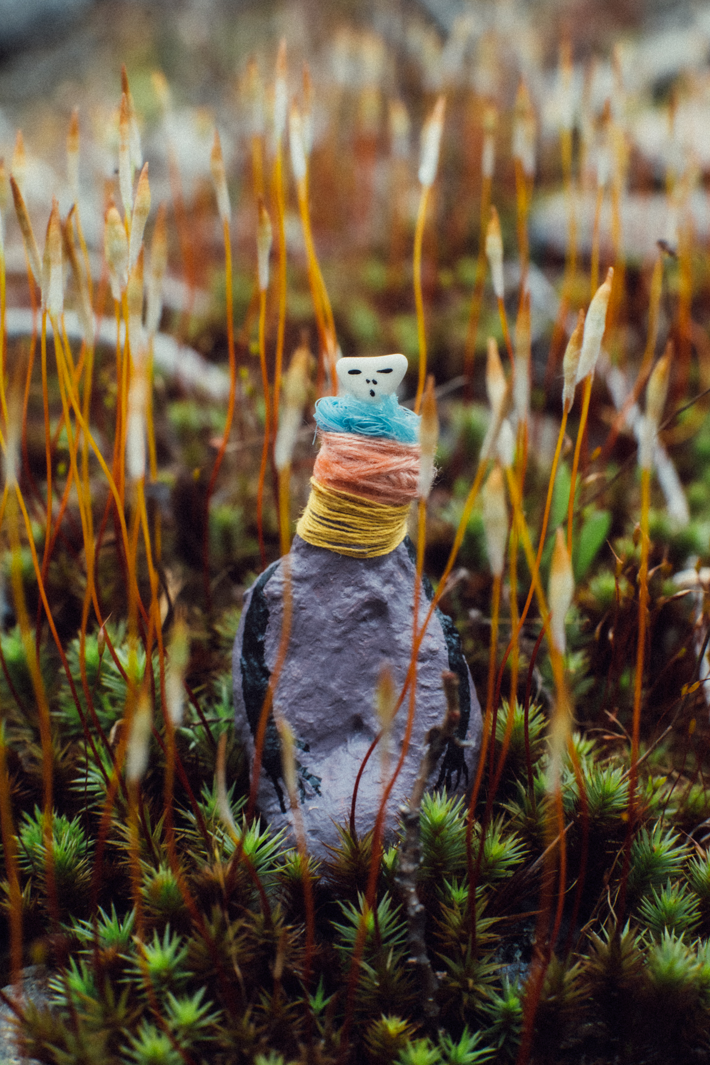 Le songeur au foulard trois couleurs