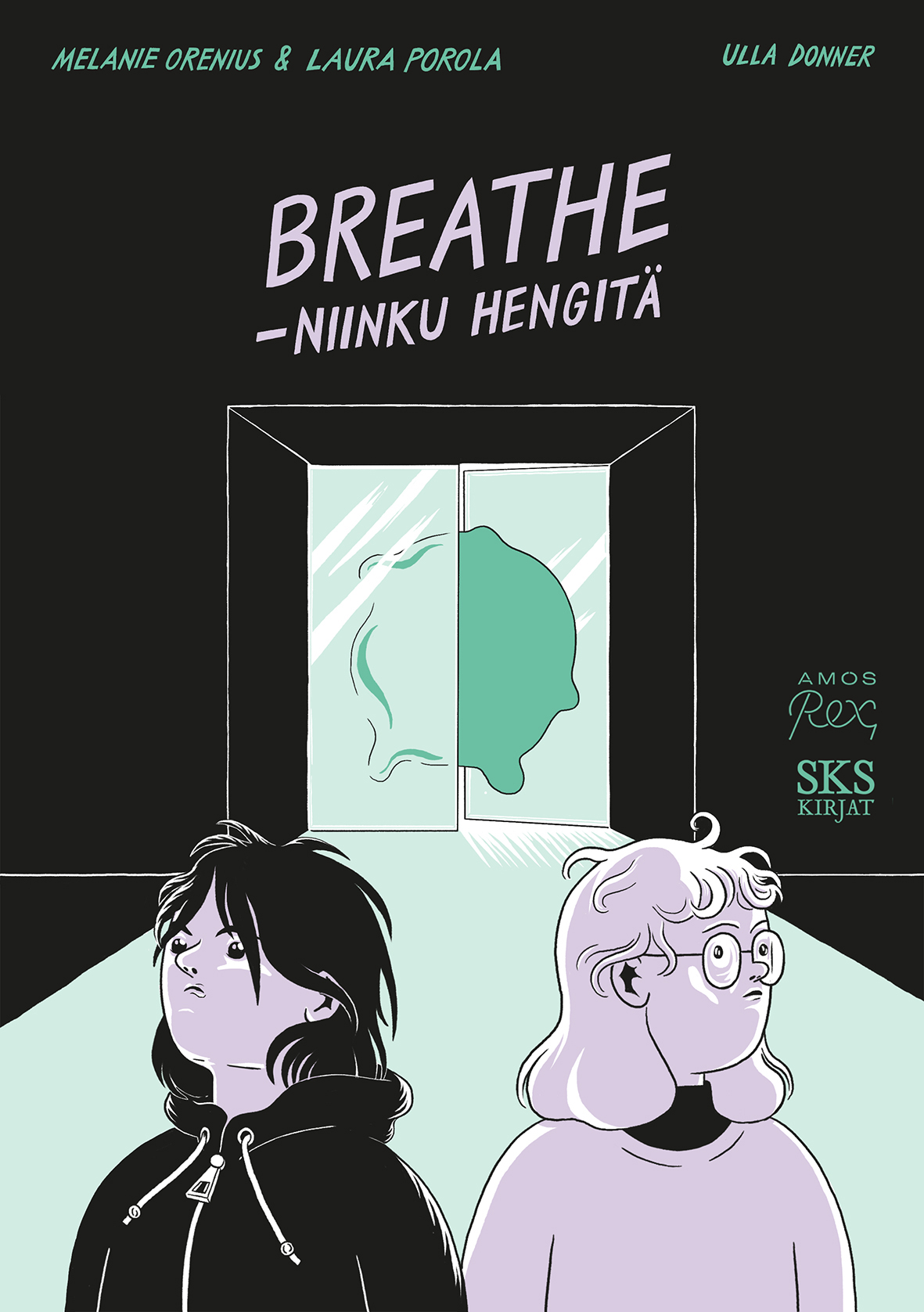 Breathe - You Know Comic book about art museums for pre-teens Written by Melanie Orenius, Laura Porola, Drawn by Ulla Donner Published by SKS Kirjat 2024