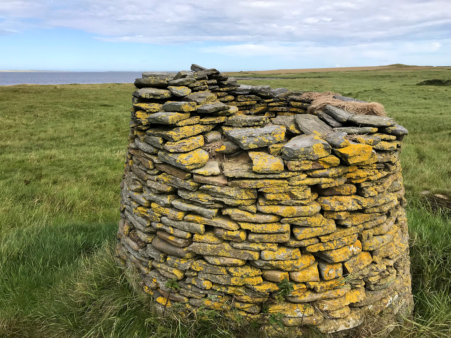 Kelp kilns, Papa Stronsay, 2018. Photograph Anne Vibeke Mou.