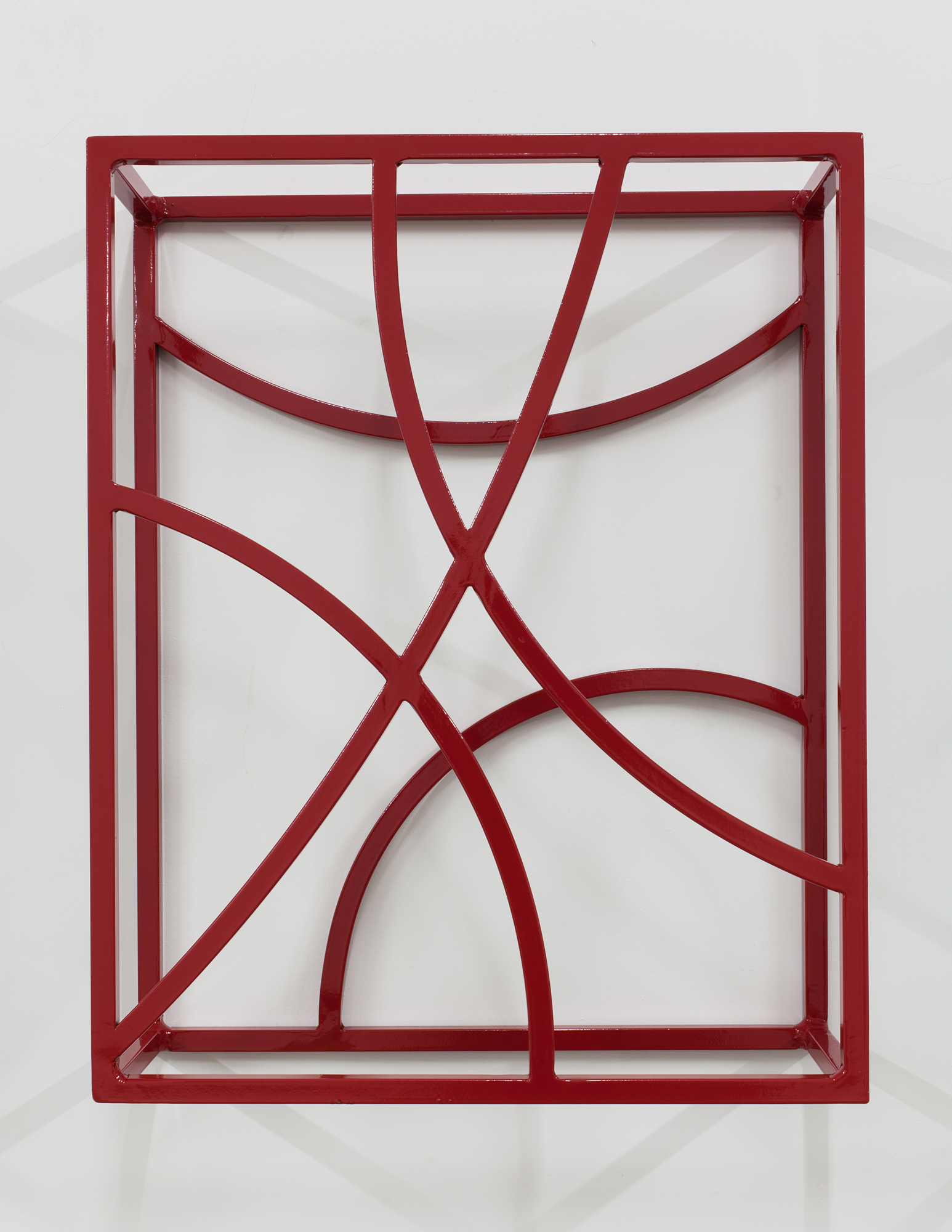 Untitled, 2014Powder coated steel20" x 16" x 6"