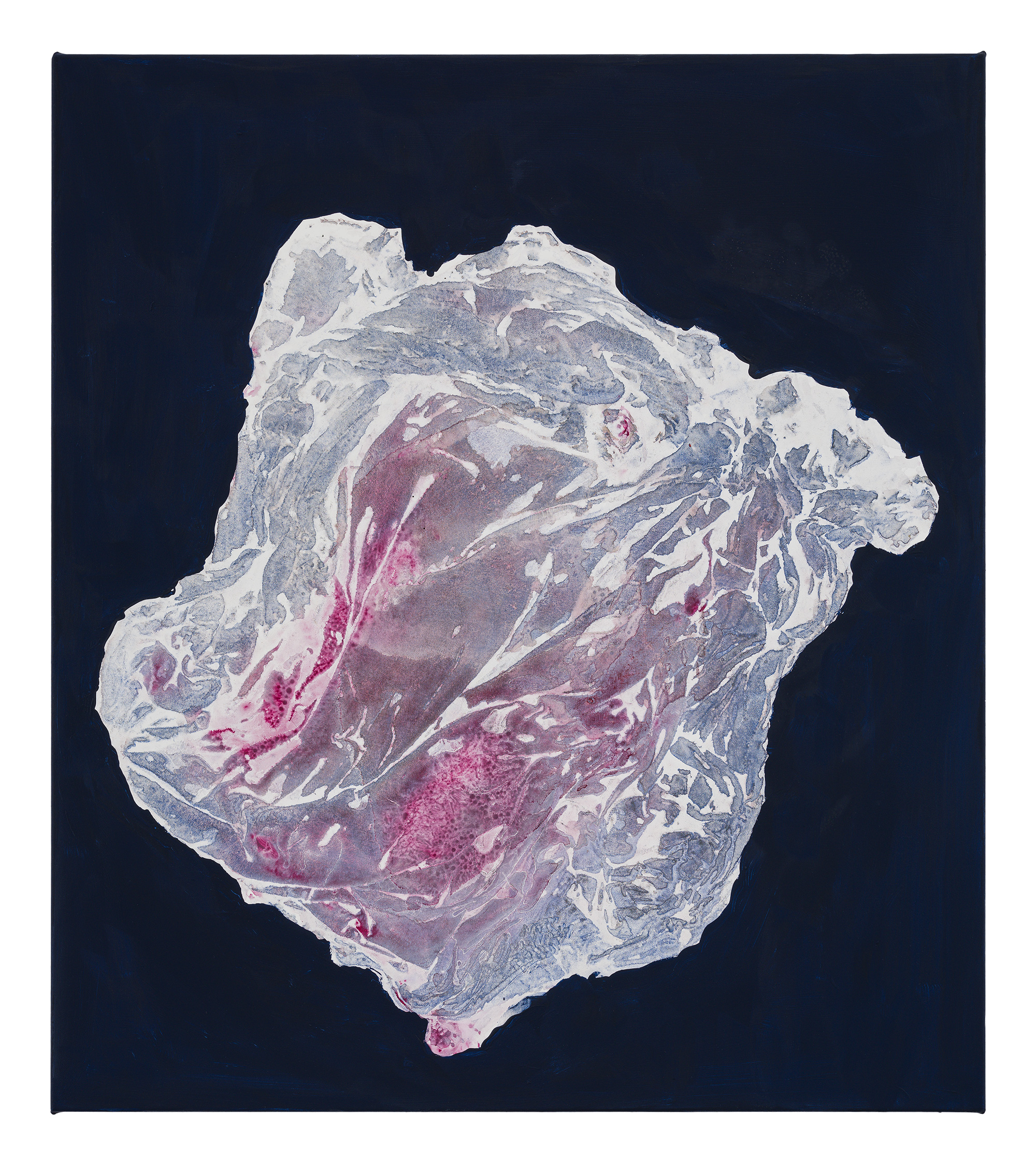 Matter III, acrylics on polyester canvas, 60 cm x 53 cm, 24" x 21" 