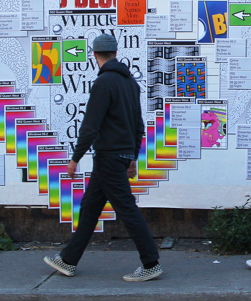 Windows 95.2Nuit Blanche InstallationCompleted at Sid Lee.