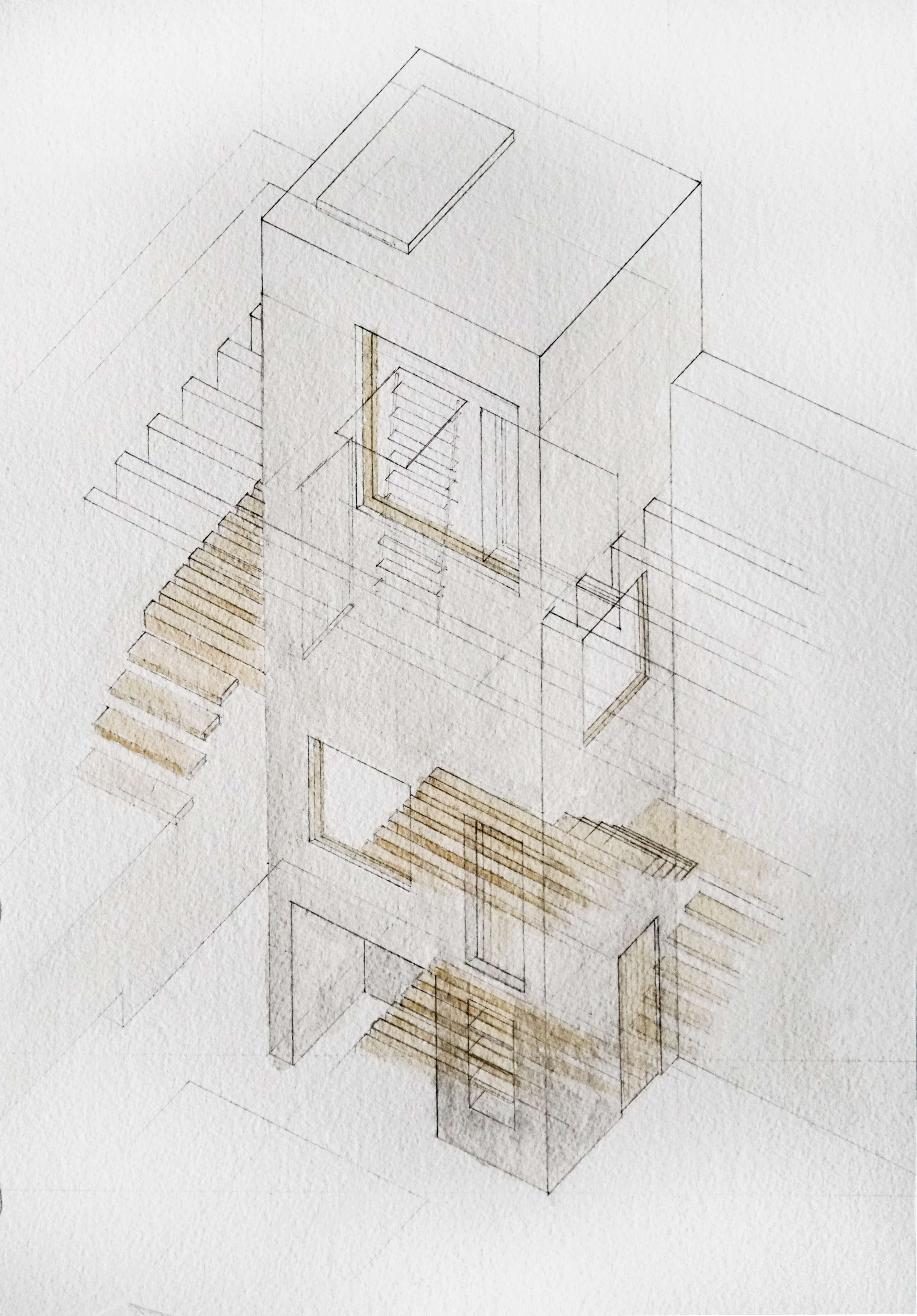 one of three main interior pieces, yet porous to the outdoor and in between