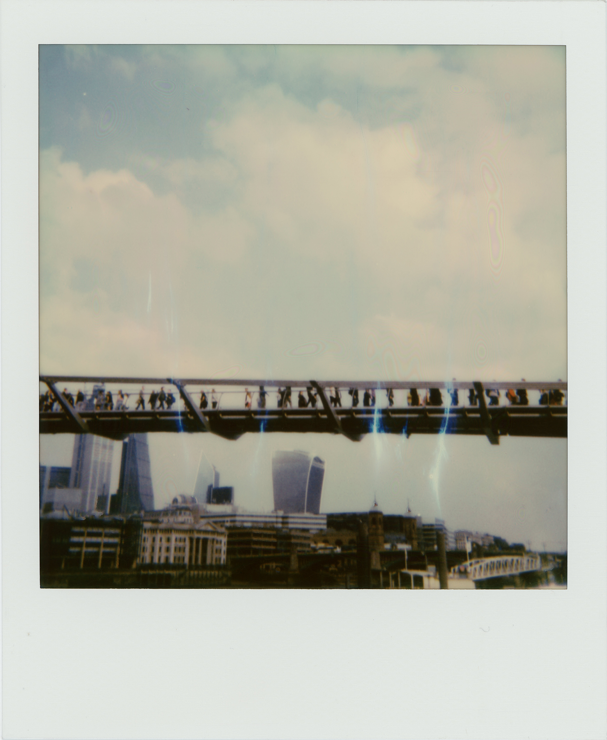 Millenium Bridge (Polaroid), London, 2019