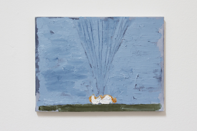 C&aacute;psula III, 2016, &oacute;leo sobre tela, 18 x 24 cm