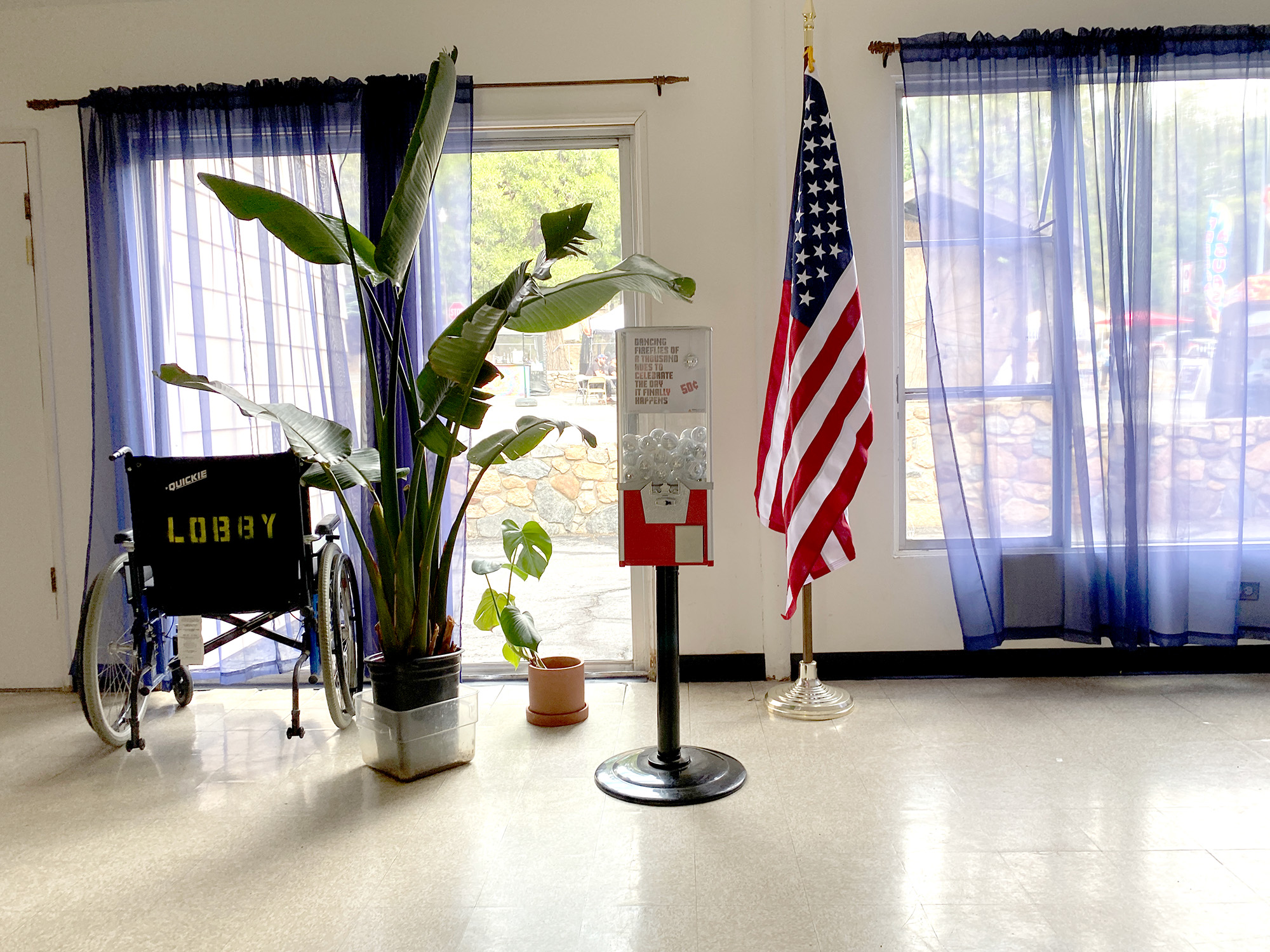 Second installation inside the Rim of The World Masonic Temple in Twin Peaks, CA