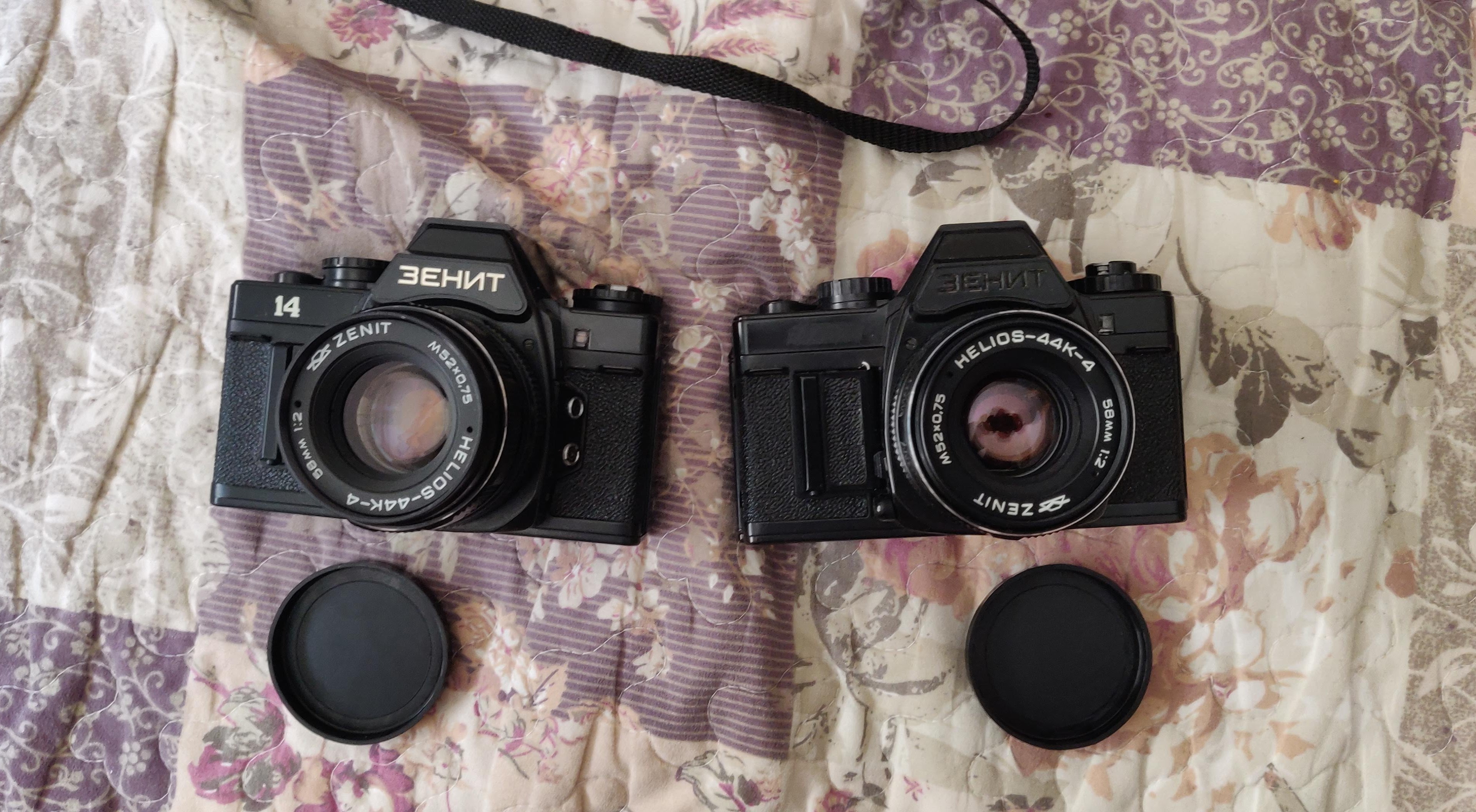 The Zenit 14 (left) and Zenit Automat (right)