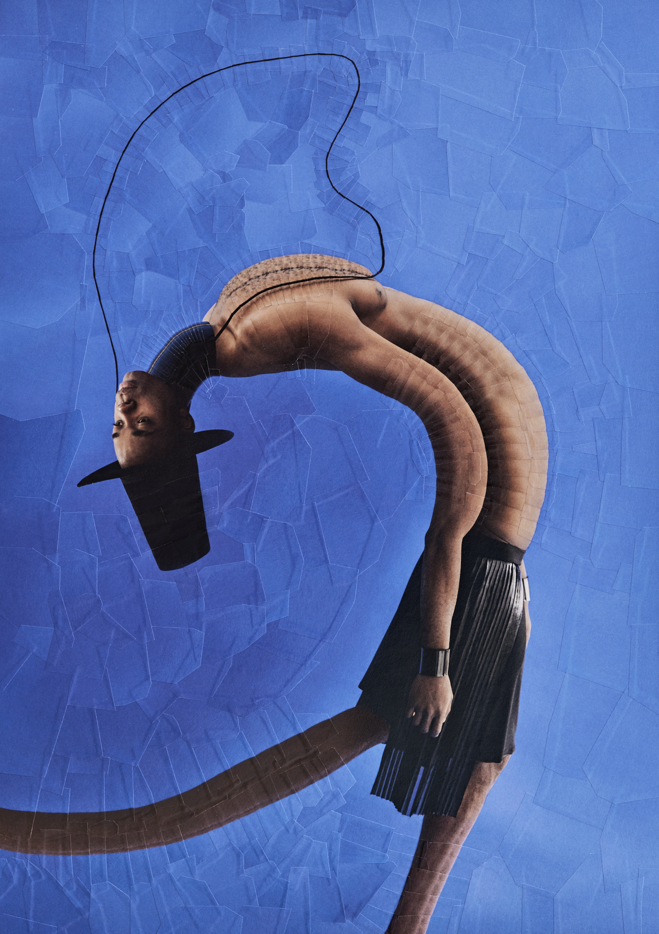 With Tatu Garcia for REMIX Magazine, 2015, 11.6 x 16.5 inches