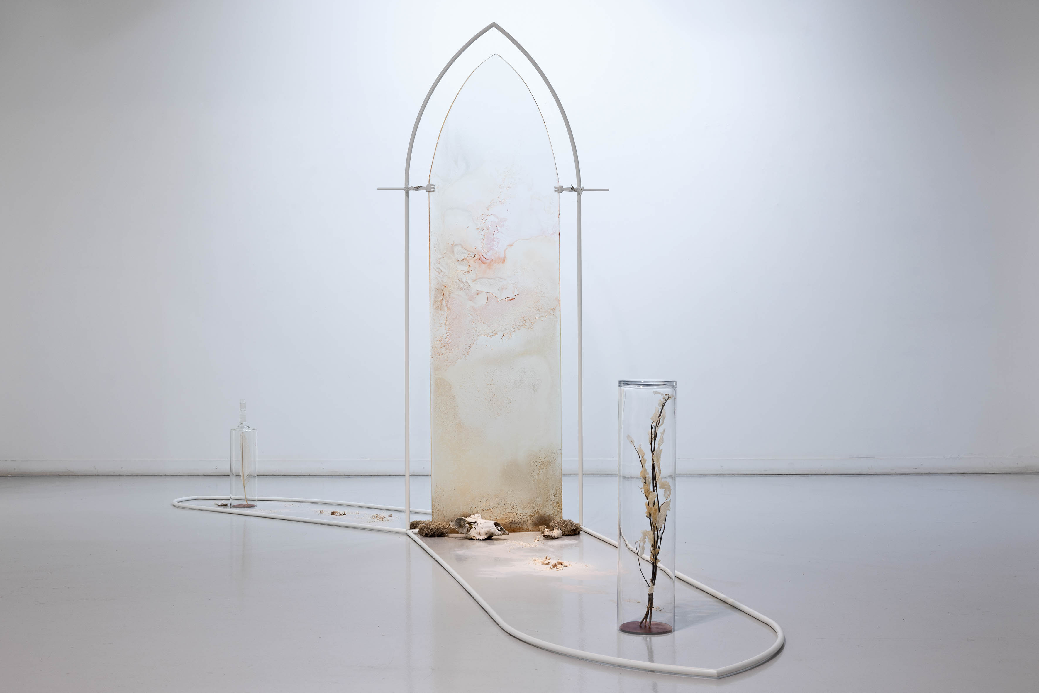 TO MY ALCHEMICAL GARDEN, WELCOME by ELSA SALONEN at AMA GALLERY [from 20241207 to 20250105] [Photo: LT and Joe Clark]