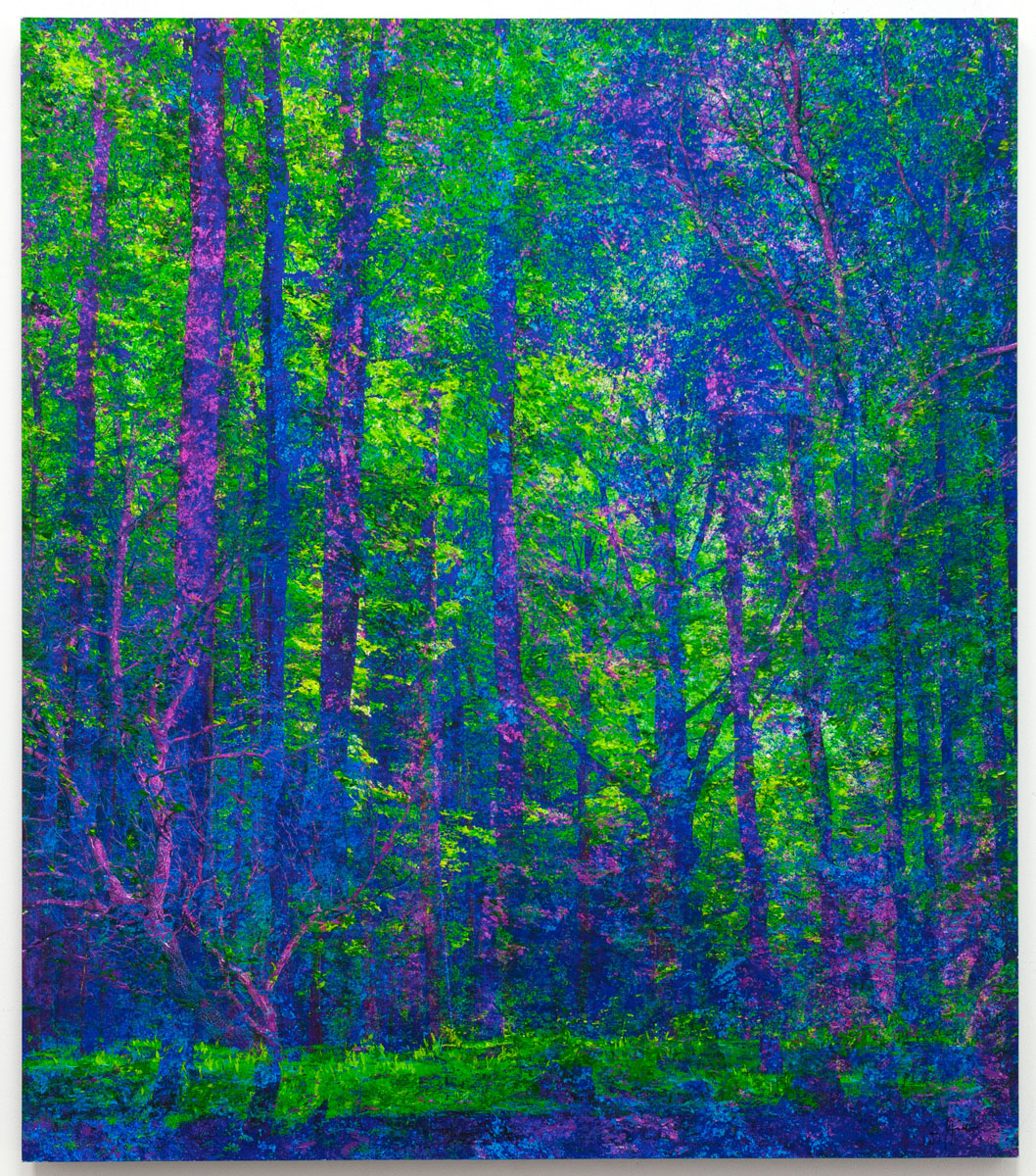 "Rêve en bleu", 70x80cm, 2021