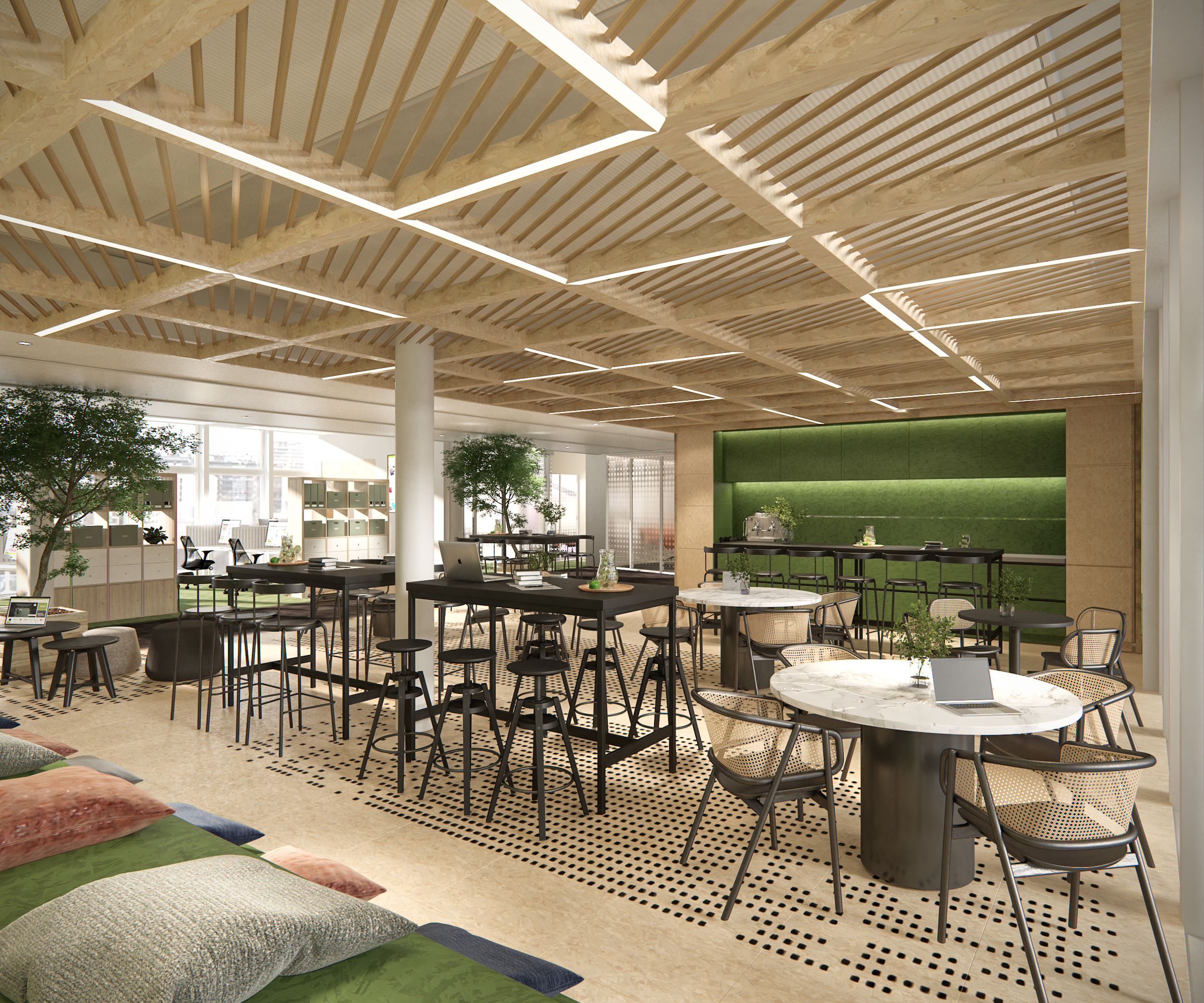 Rendering Bistro/Küche 