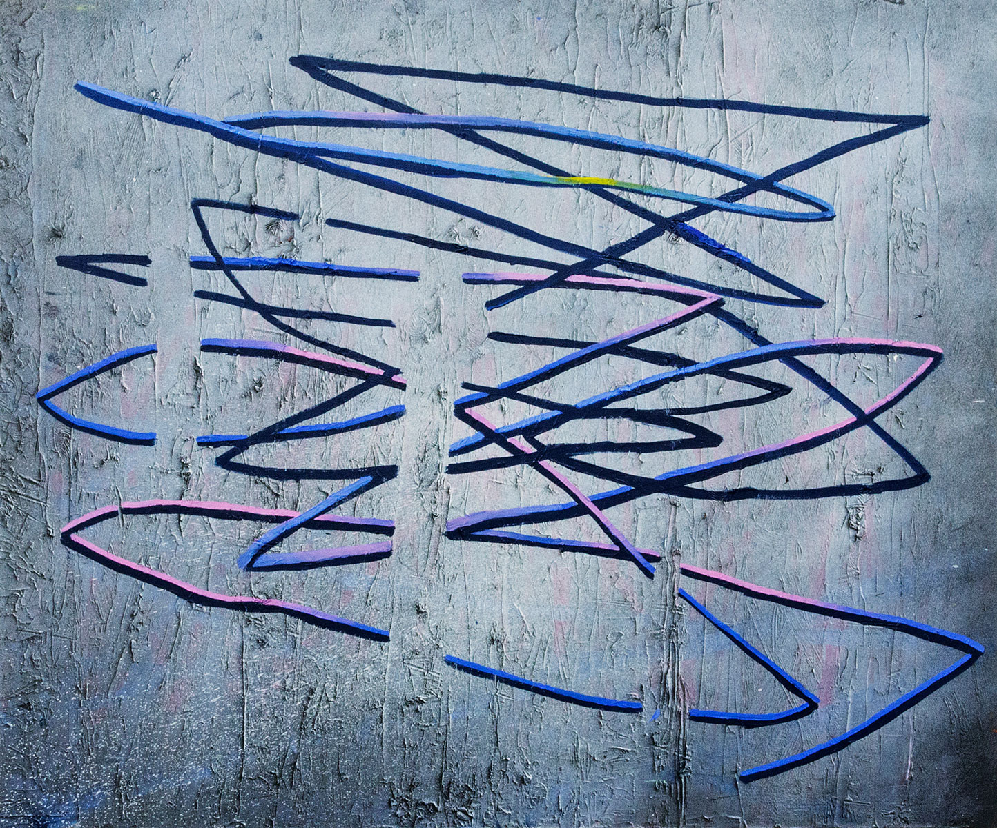 Jan-Henri Booyens, Electric Lady Love (2013) | Oil and mixed media on canvas, 100 x 120 cm