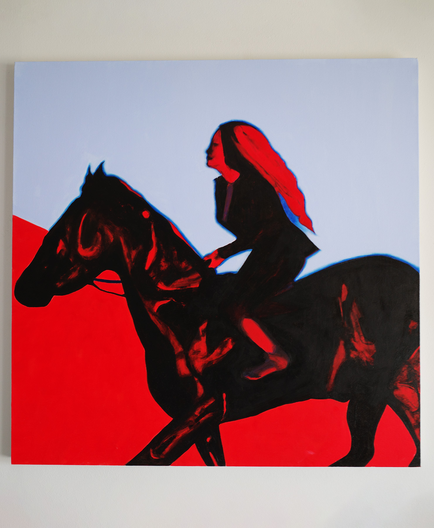 untitled, 36" x 36" oil, 2022 