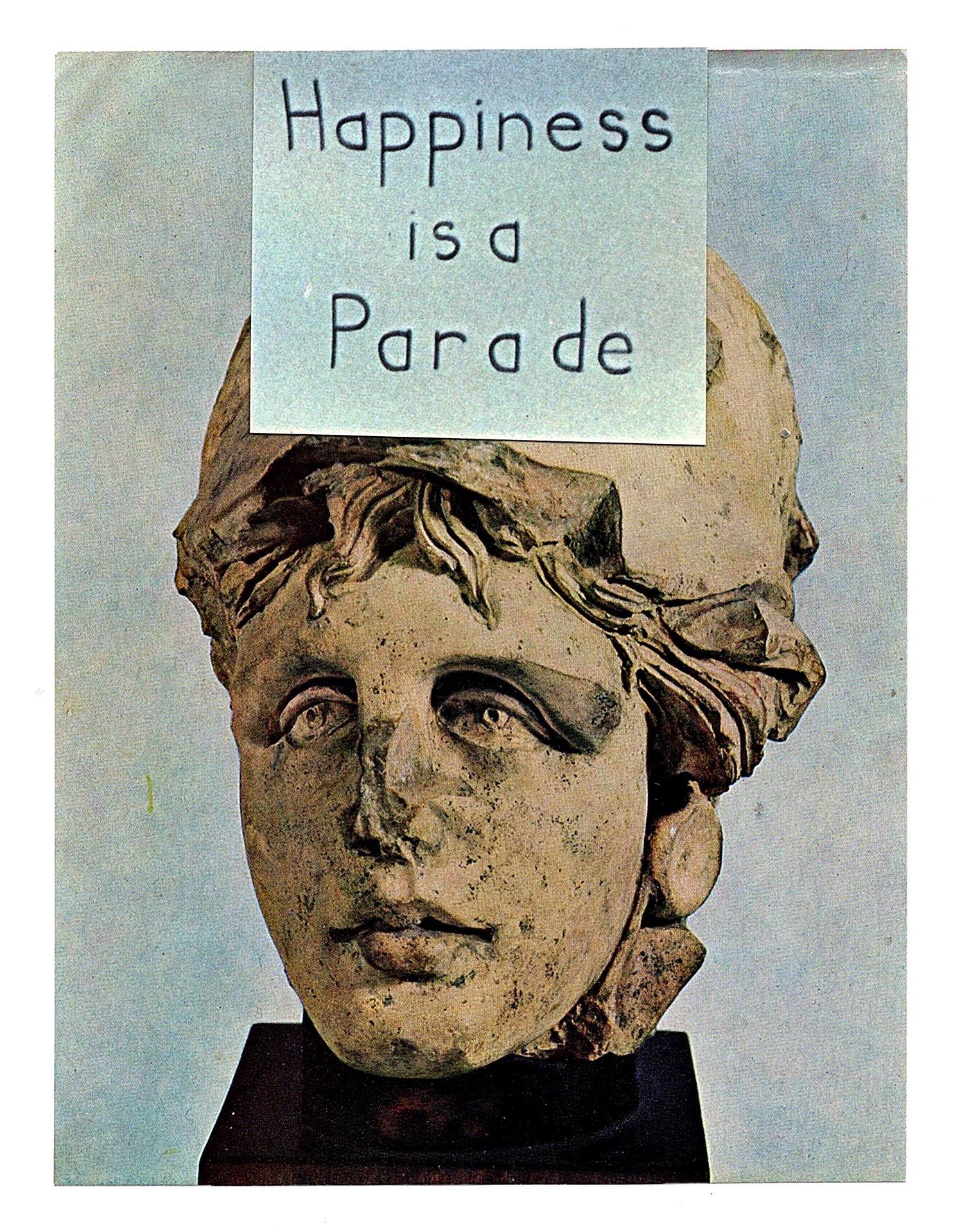 Happiness Is a Parade, 2024, photomontage, 21 x 24.5 cm