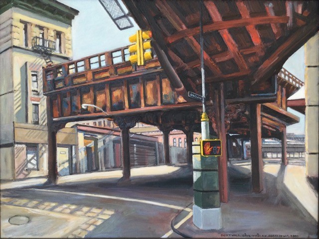 New York 10th Ave-W 17th Str 2000 - oil 60x80 cm