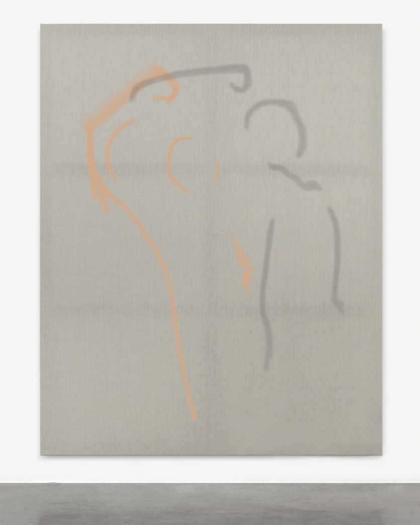 MOVEMENT #74b + #74c.x (FLEXING & PROTESTING) // Acrylic on canvas, 210 x 150 cm