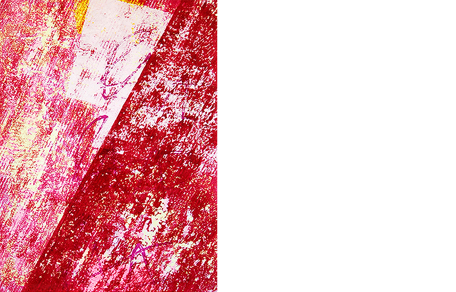 Monotype #4, 2020. Acrylic on paper, 78 x 58 inches. 