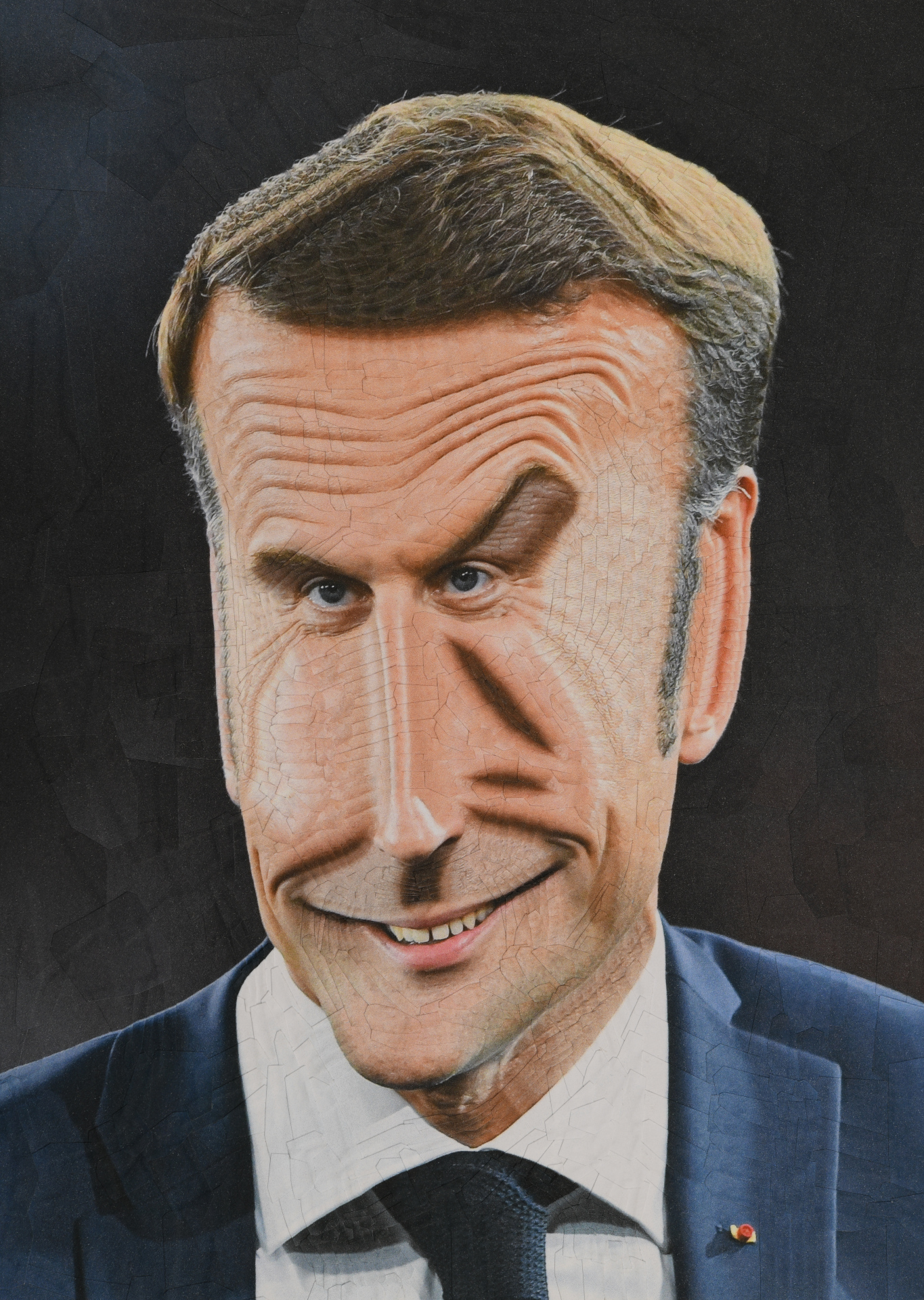 Macron, 2025, 8.2 x 11.6 inches