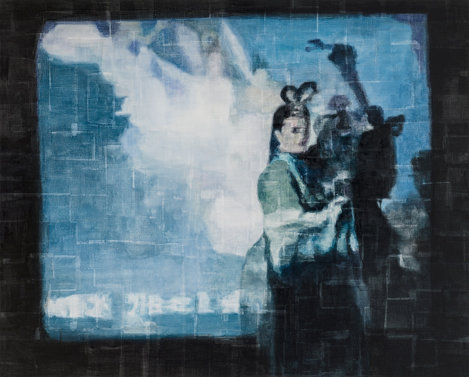 선녀/2017/리넨에 유채/130x163cm